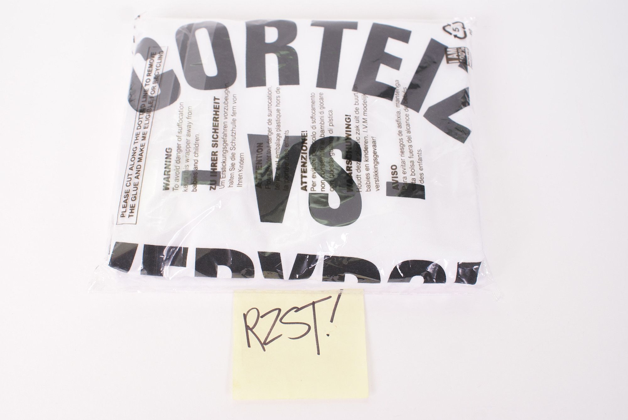 2023 Corteiz VERSUS VS EVERYBODY Short Sleeve T-Shirt White