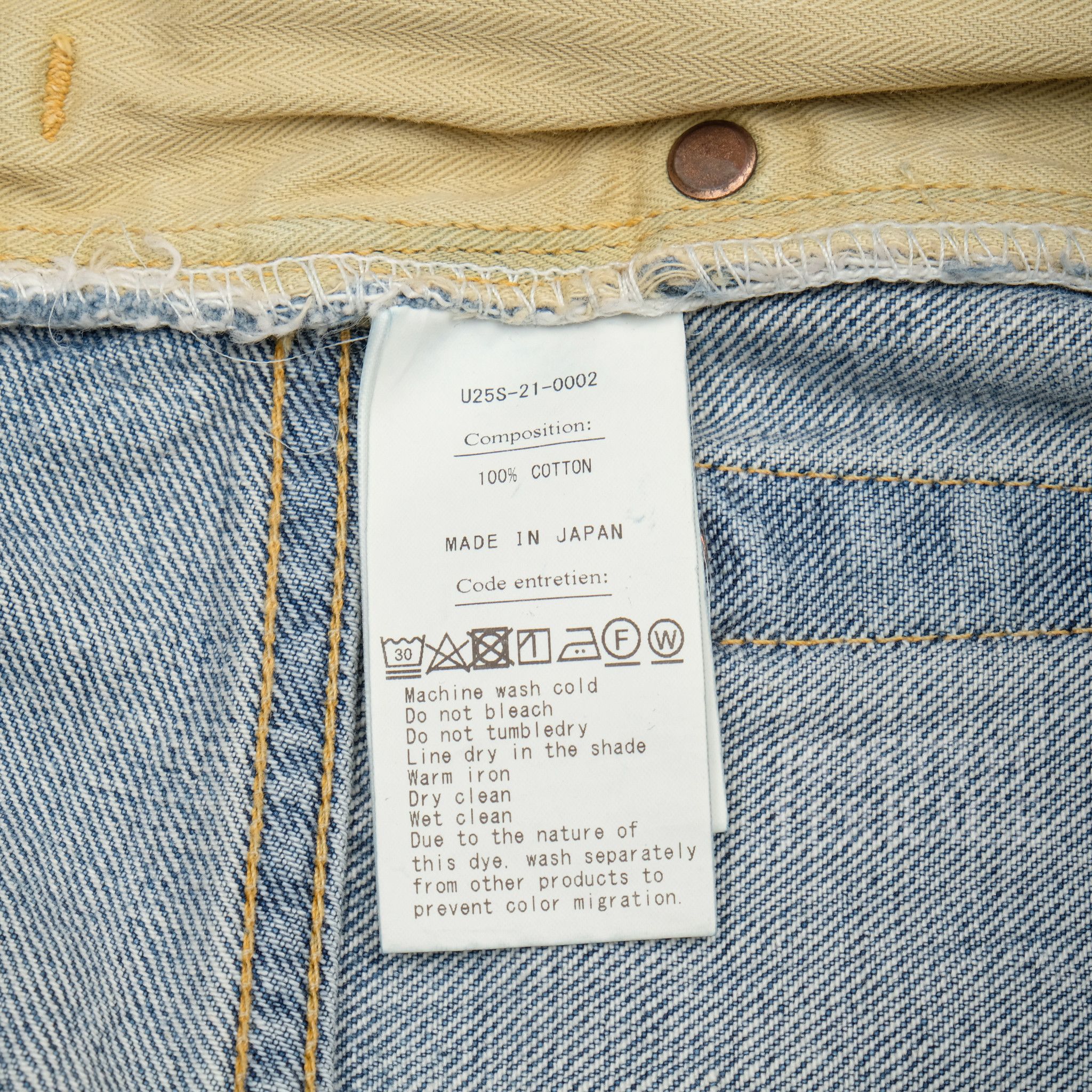 Unlikely 【Unlikely / TIME TRAVEL JEANS 1977 VINTAGE WASH / SIZE L】 Size US 34 / EU 50 - 6 Thumbnail