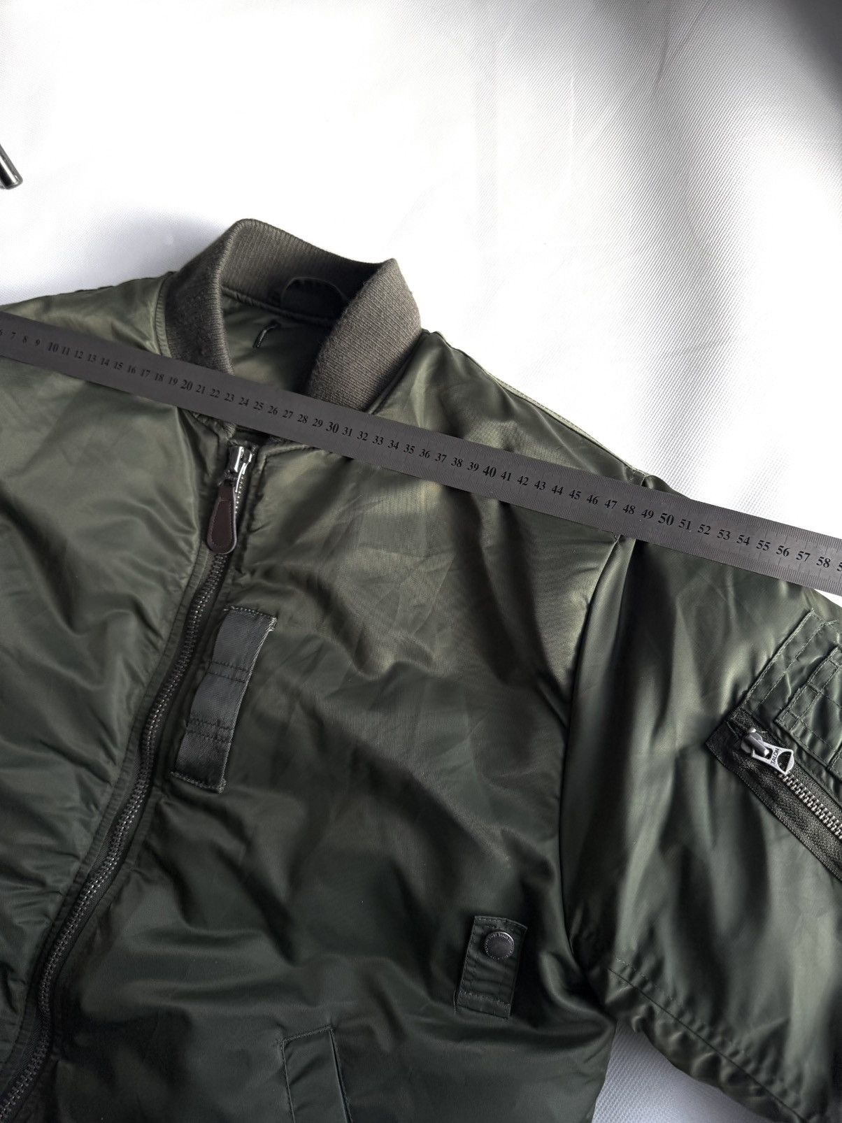 Vintage Vintage MA1 Alpha Industries Style Bomber Jacket Boxy Fit Size US L / EU 52-54 / 3 - 14 Thumbnail