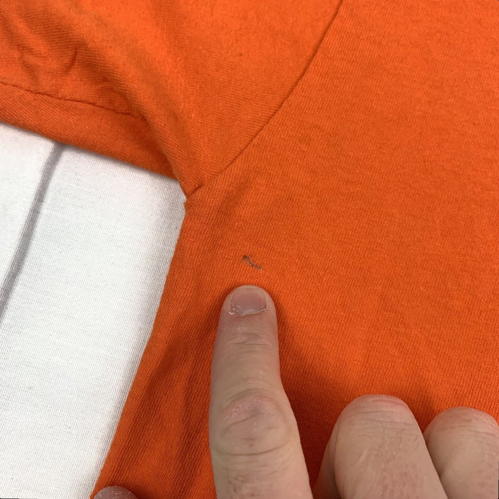 Basic Editions VINTAGE Basic Editions Happy Halloween T-Shirt Adult Large Orange Spooky Scary 90s Mens Size US L / EU 52-54 / 3 - 6 Thumbnail