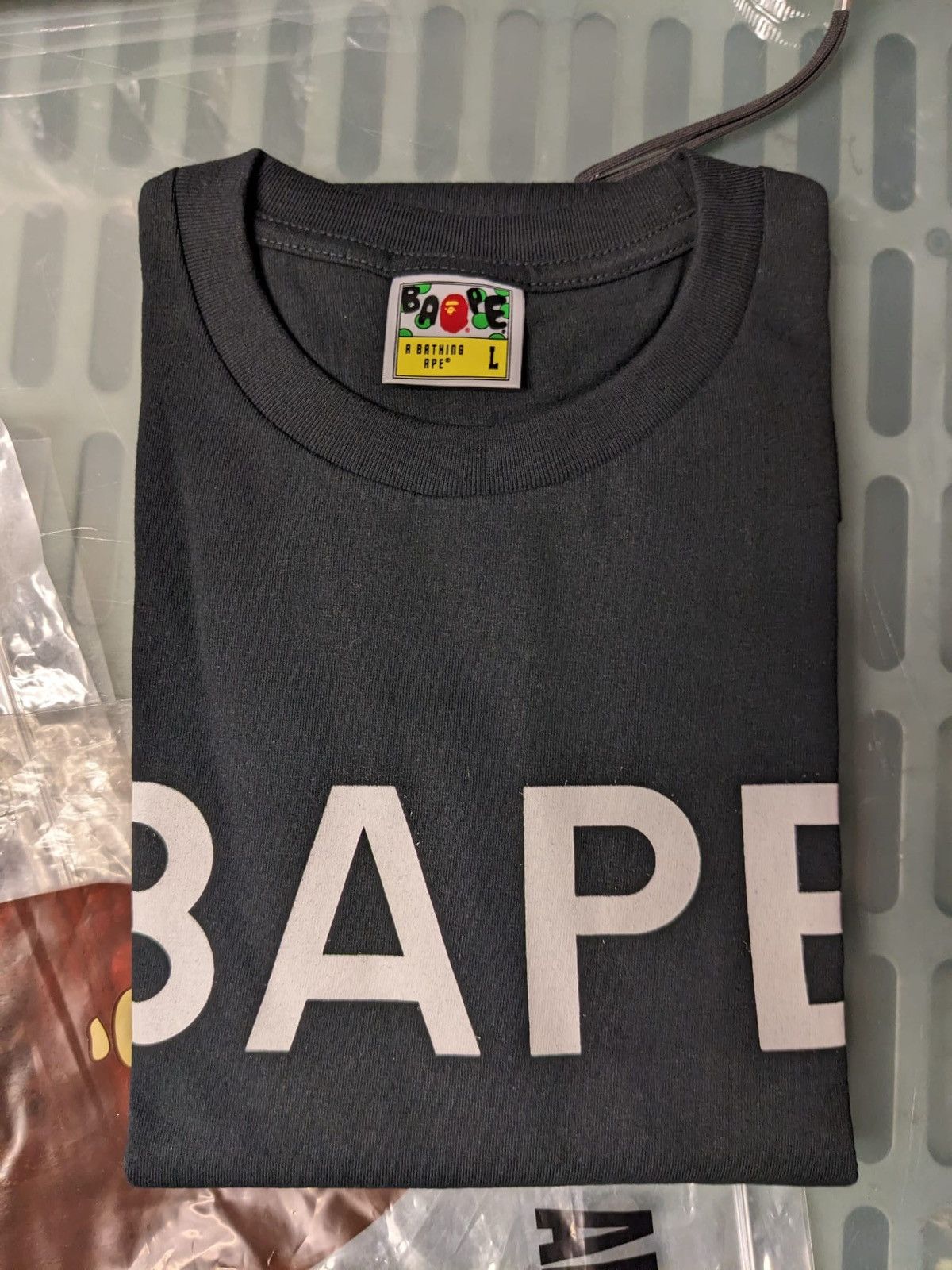 Bape BAPE Keith Haring Foundation Tee 2 Sz L Black A Bathing Ape Size US L / EU 52-54 / 3 - 12 Thumbnail