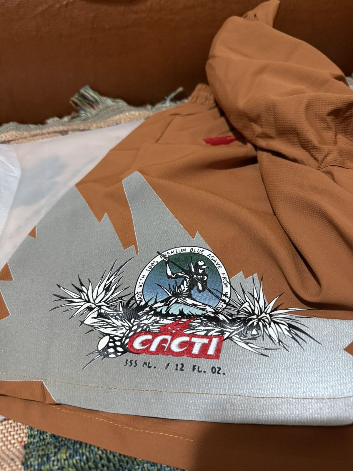 Travis Scott Travis Scott Cacti HERITAGE SOCCER SHORT II M Size US 32 / EU 48 - 5 Thumbnail
