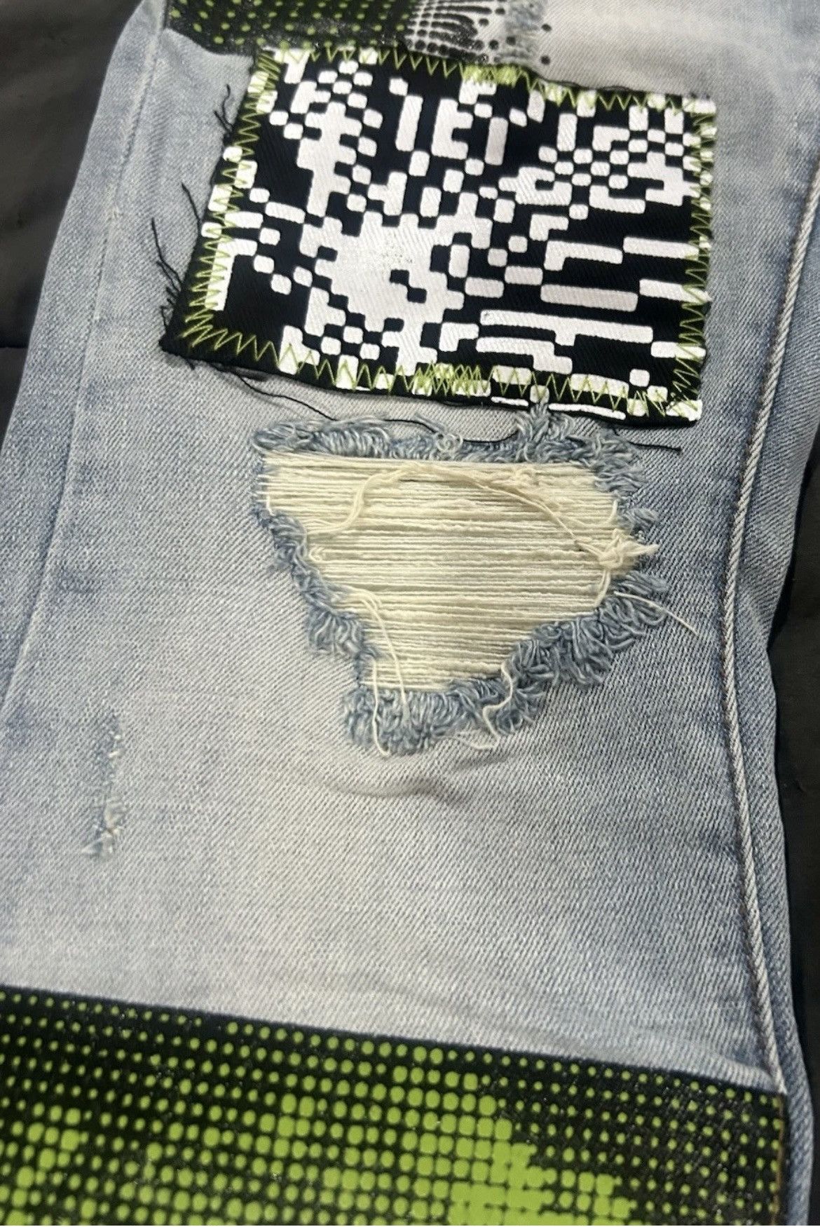 Other THRT Denim - "Highest Heights" graphic patch slim jeans s34 Size US 34 / EU 50 - 4 Thumbnail