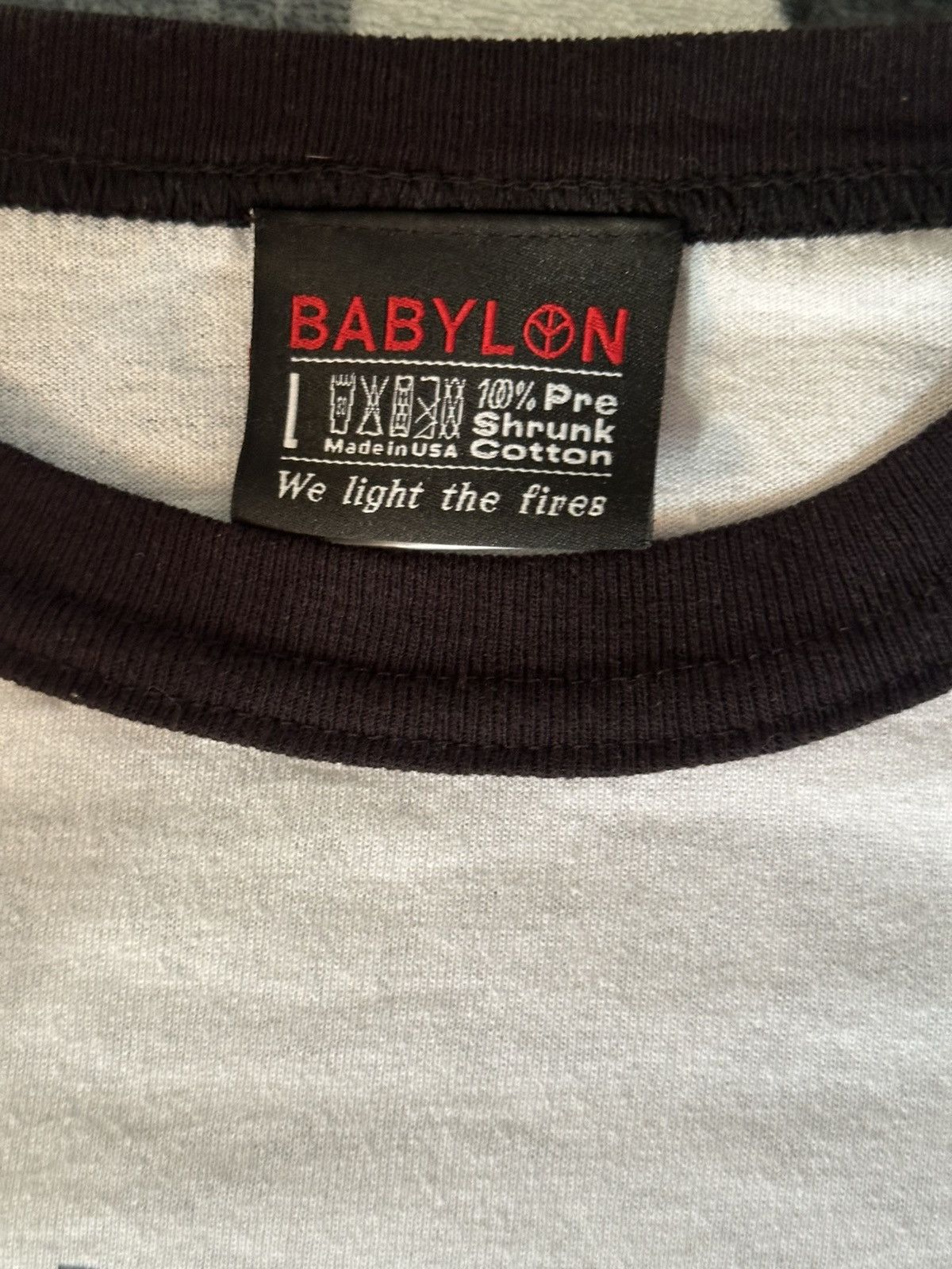 Babylon Jackass Forever X Babylon White Ringer Tee Size L Size US L / EU 52-54 / 3 - 3 Thumbnail