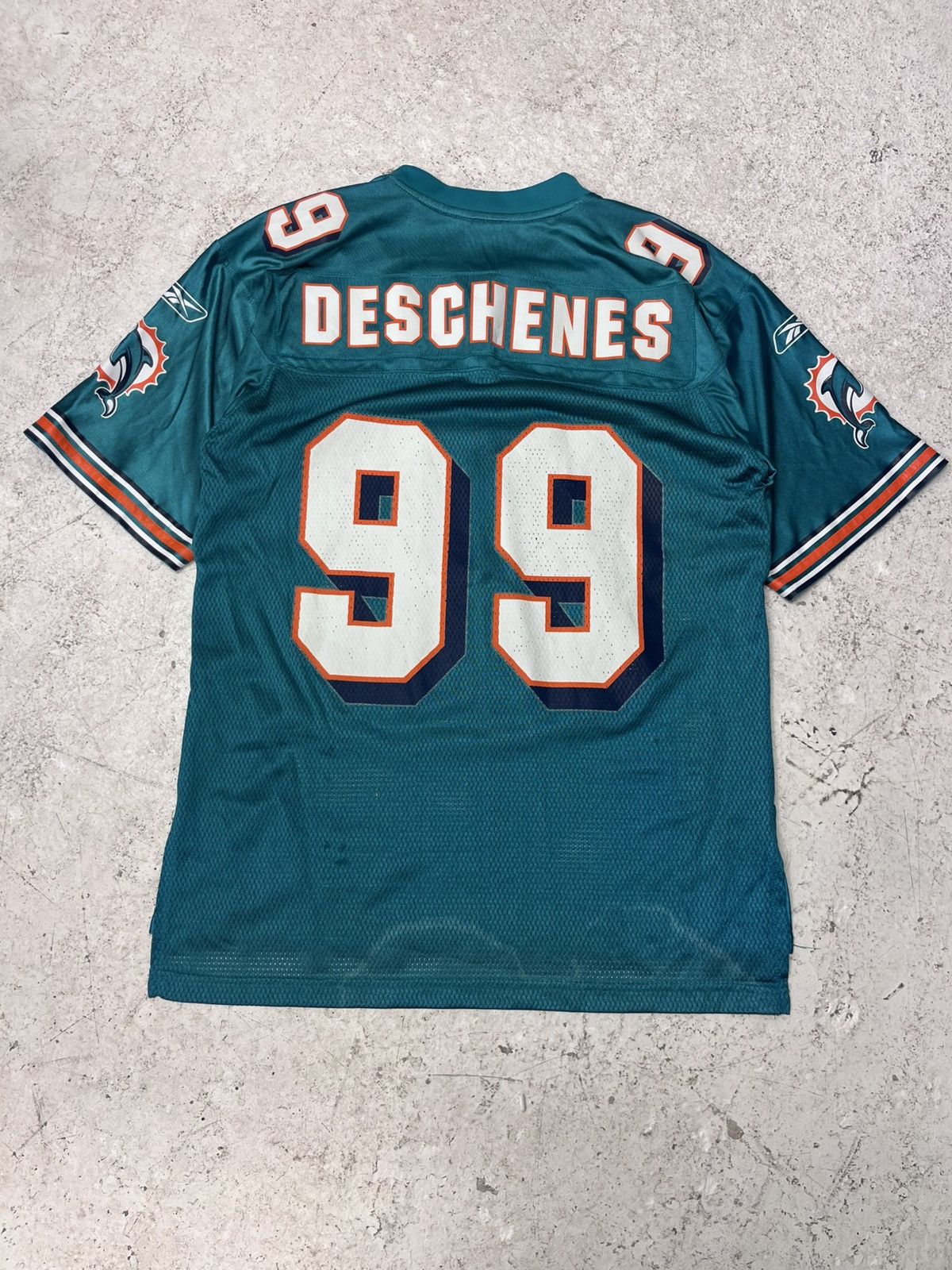 Reebok Teal blue miami dolphins jersey Size US M / EU 48-50 / 2 - 4 Thumbnail