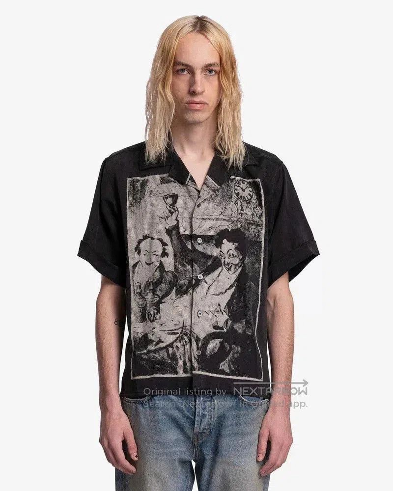Enfants Riches Deprimes black and white graphic short sleeve shirt. Size US S / EU 44-46 / 1 - 1 Thumbnail