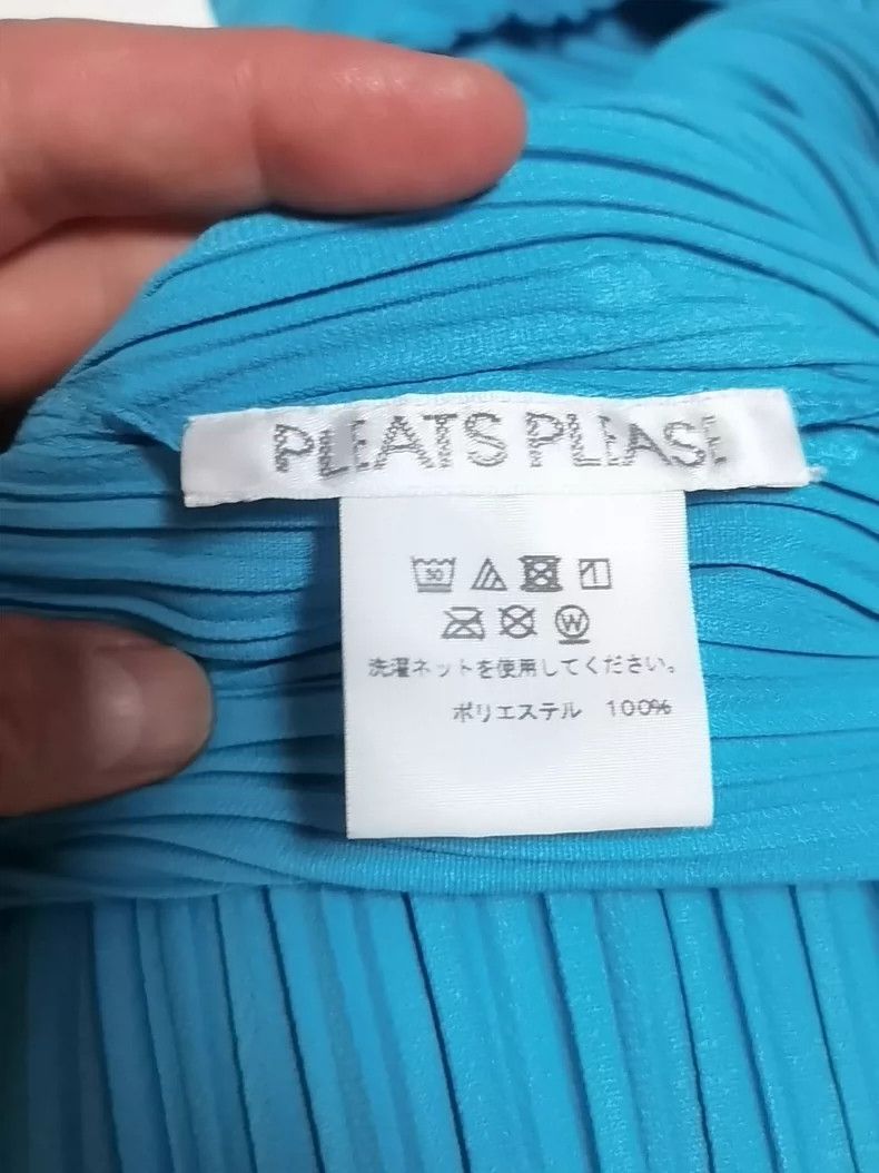 Issey Miyake Issey Miyake size:3 Blue pleated dress Size XS / US 0-2 / IT 36-38 - 3 Thumbnail
