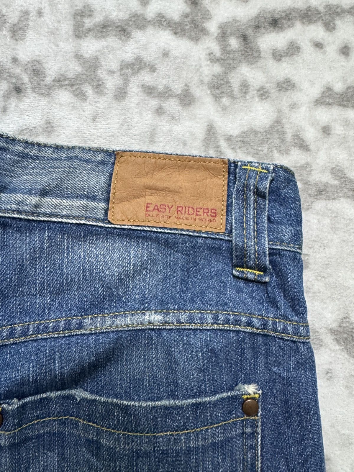 Japanese Brand Vintage Easy Rider Y2K Distressed Regular Fit Workwear Style Size US 30 / EU 46 - 12 Thumbnail