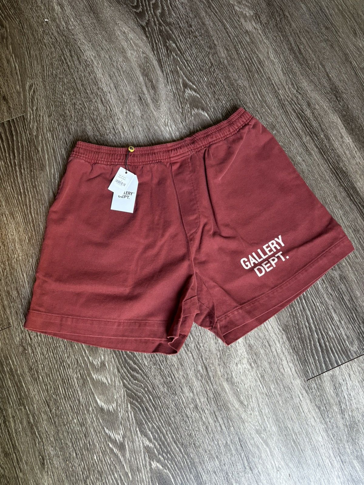 Gallery Dept. Gallery Dept. Maroon Zuma Shorts Size US 33 - 1 Thumbnail