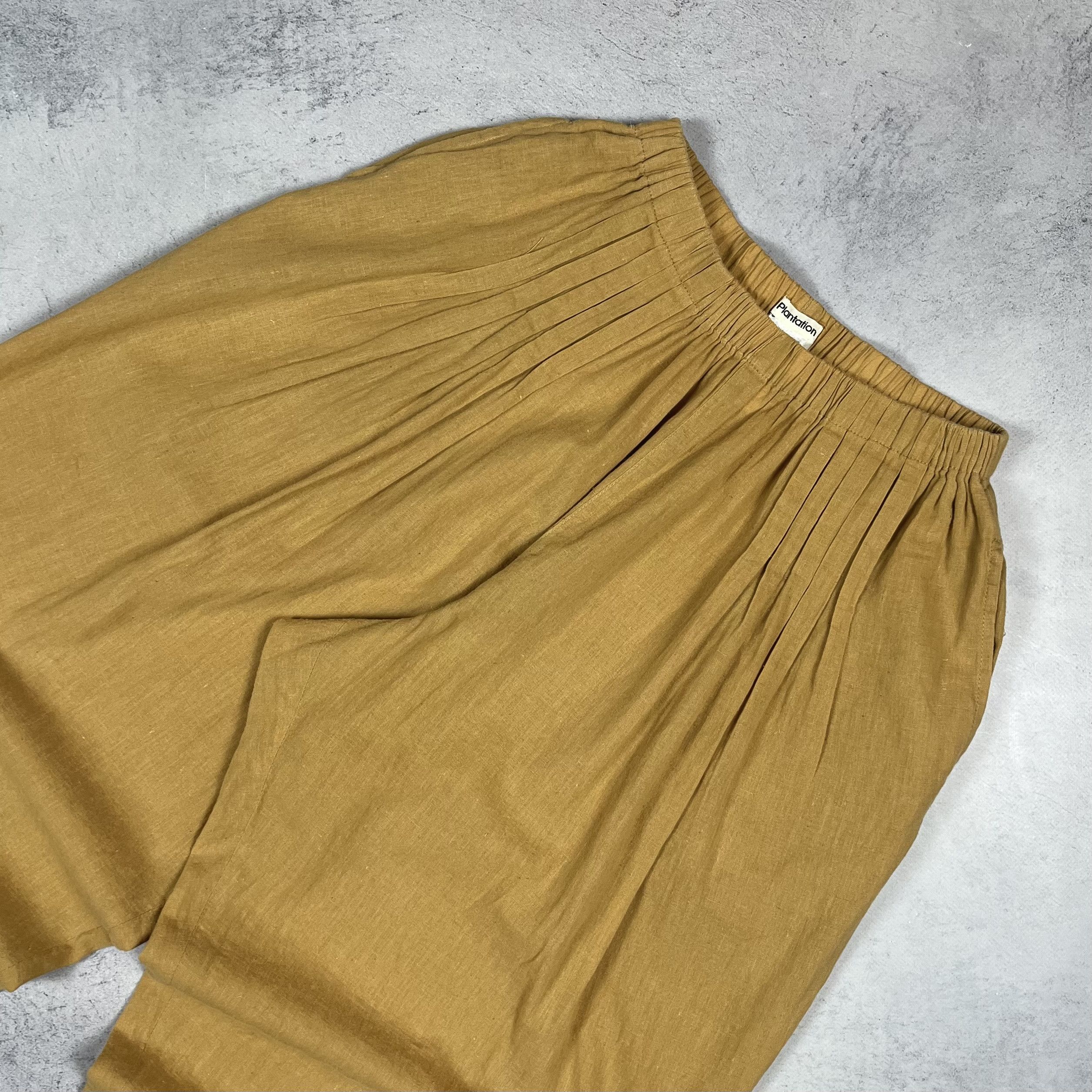 Issey Miyake Vintage Issey Miyake Plantation Pleated Pants 90’s Size 26" / US 2 / IT 38 - 2 Thumbnail