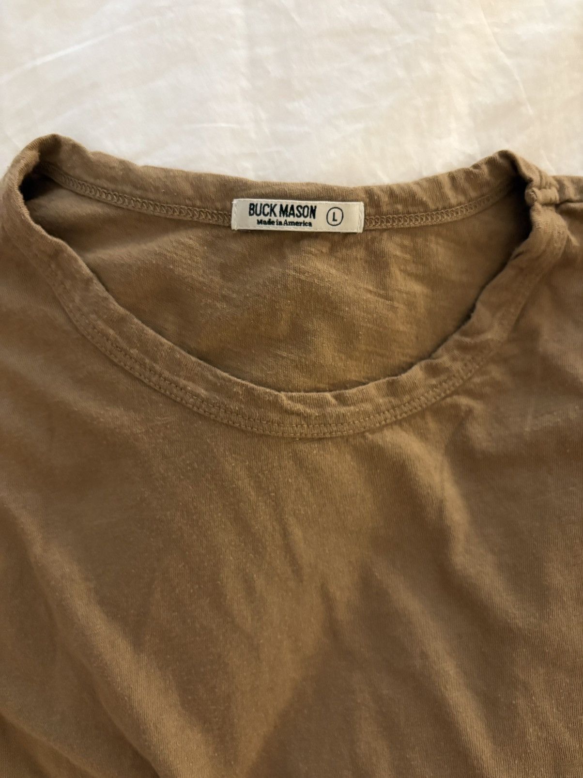 Buck Mason Buck Mason Pima Cotton Long Sleeve Size US L / EU 52-54 / 3 - 4 Thumbnail