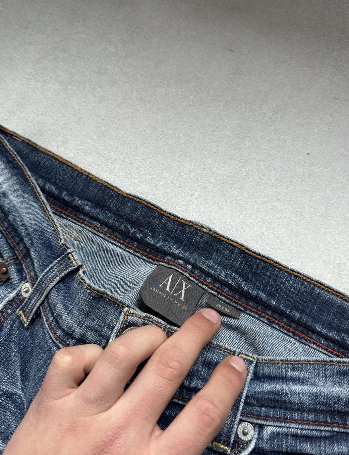 Armani Exchange Armani Exchange Vintage Y2K Jeans Pants Men’s Size 30x32 Size US 30 / EU 46 - 6 Thumbnail