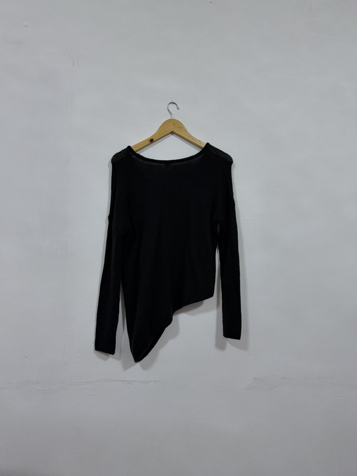 Helmut Lang Karl Helmut Asymmetrical Knit Sweater Size S / US 4 / IT 40 - 6 Thumbnail