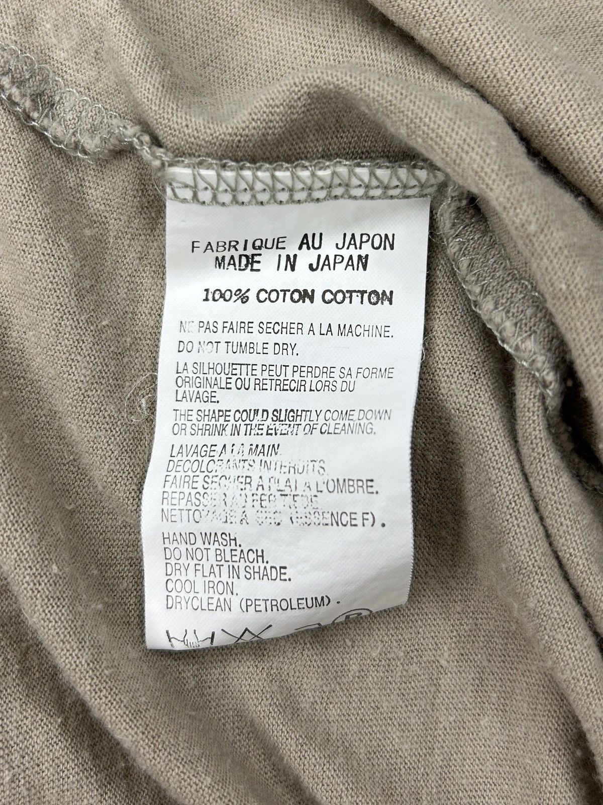 Yohji Yamamoto Pour Homme Ringer T-Shirt Size US L / EU 52-54 / 3 - 7 Thumbnail