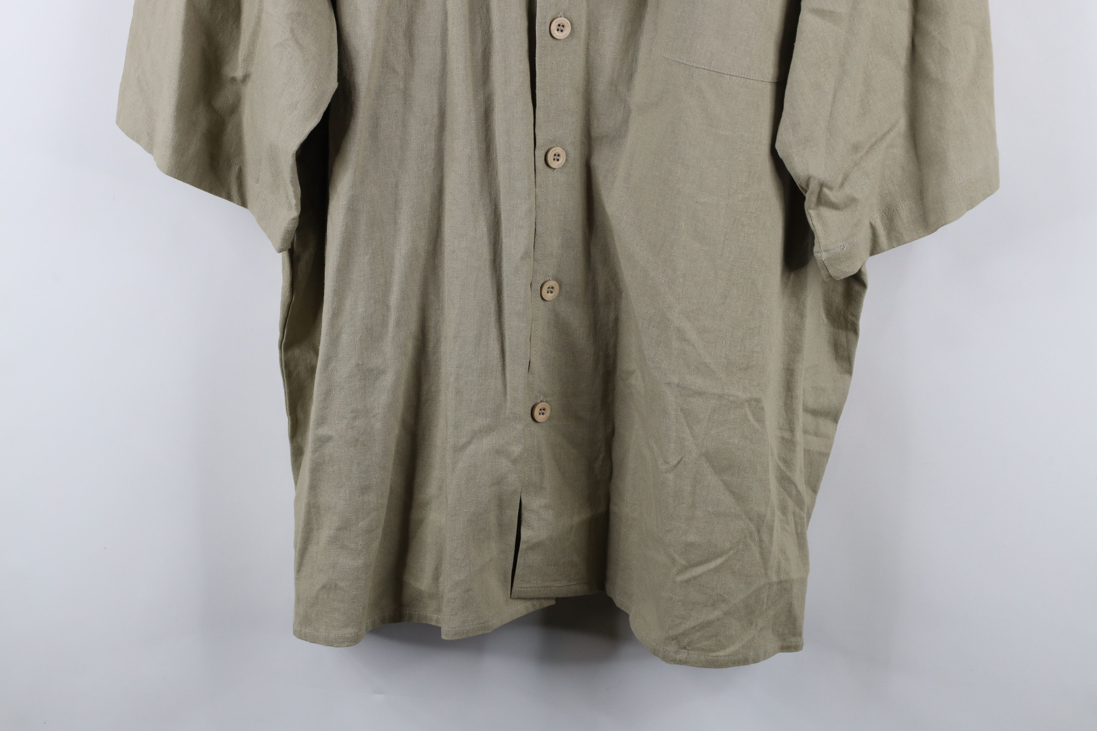 Vintage Deadstock Vintage 90s Streetwear Looped Collar Button Shirt Size US XXL / EU 58 / 5 - 3 Thumbnail