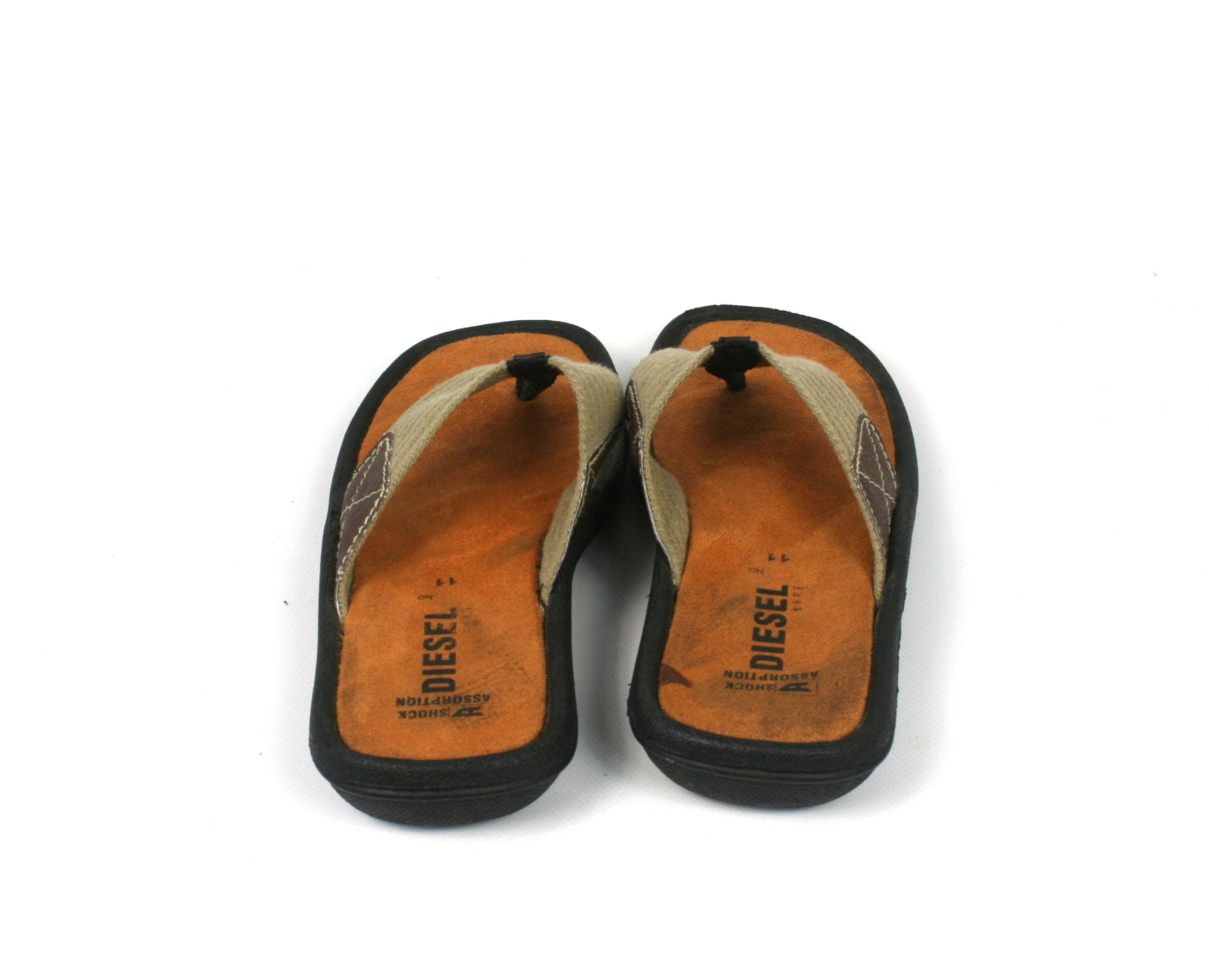Diesel 00S Logo Y2K Flip Flops Vintage Size US 6 / EU 39 - 5 Thumbnail