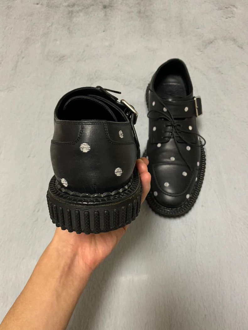Dior Dior 14fw runway polka-dot leather shoes with ring buckle s Size US 8 / EU 41 - 3 Thumbnail