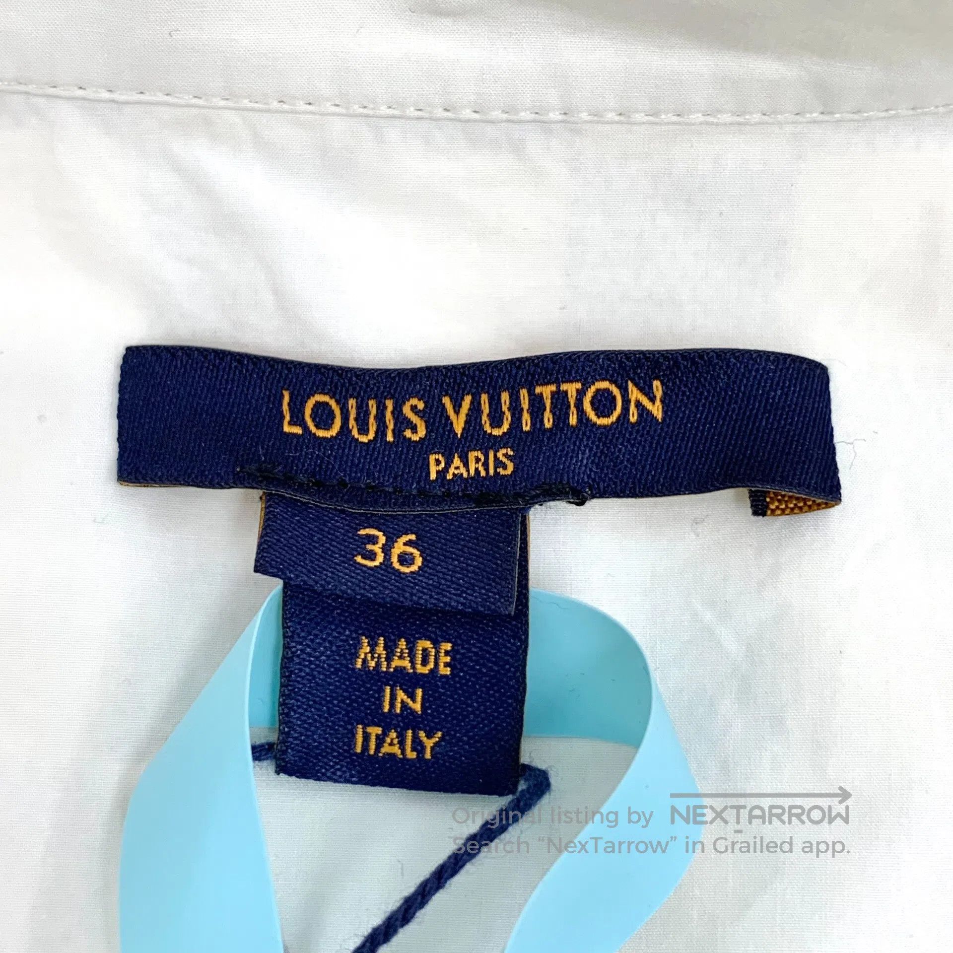 Louis Vuitton Louis Vuitton Color-blocked checkered cotton collar single Size XS / US 0-2 / IT 36-38 - 5 Thumbnail
