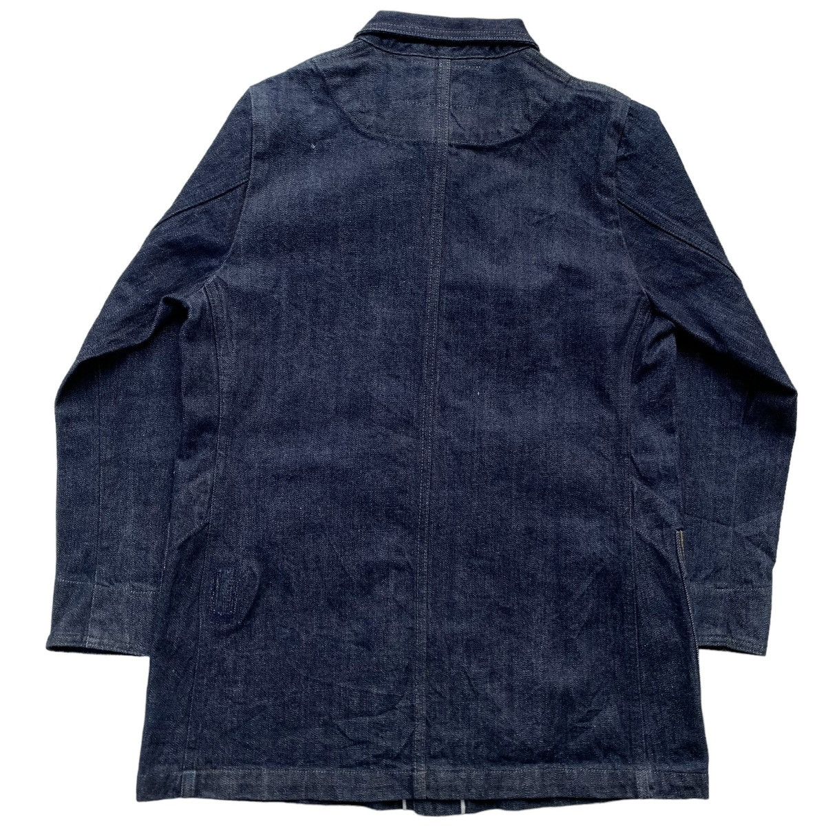 Japanese Brand MHL x Canton Overalls Selvedge Denim Chore Jacket Size US M / EU 48-50 / 2 - 6 Thumbnail