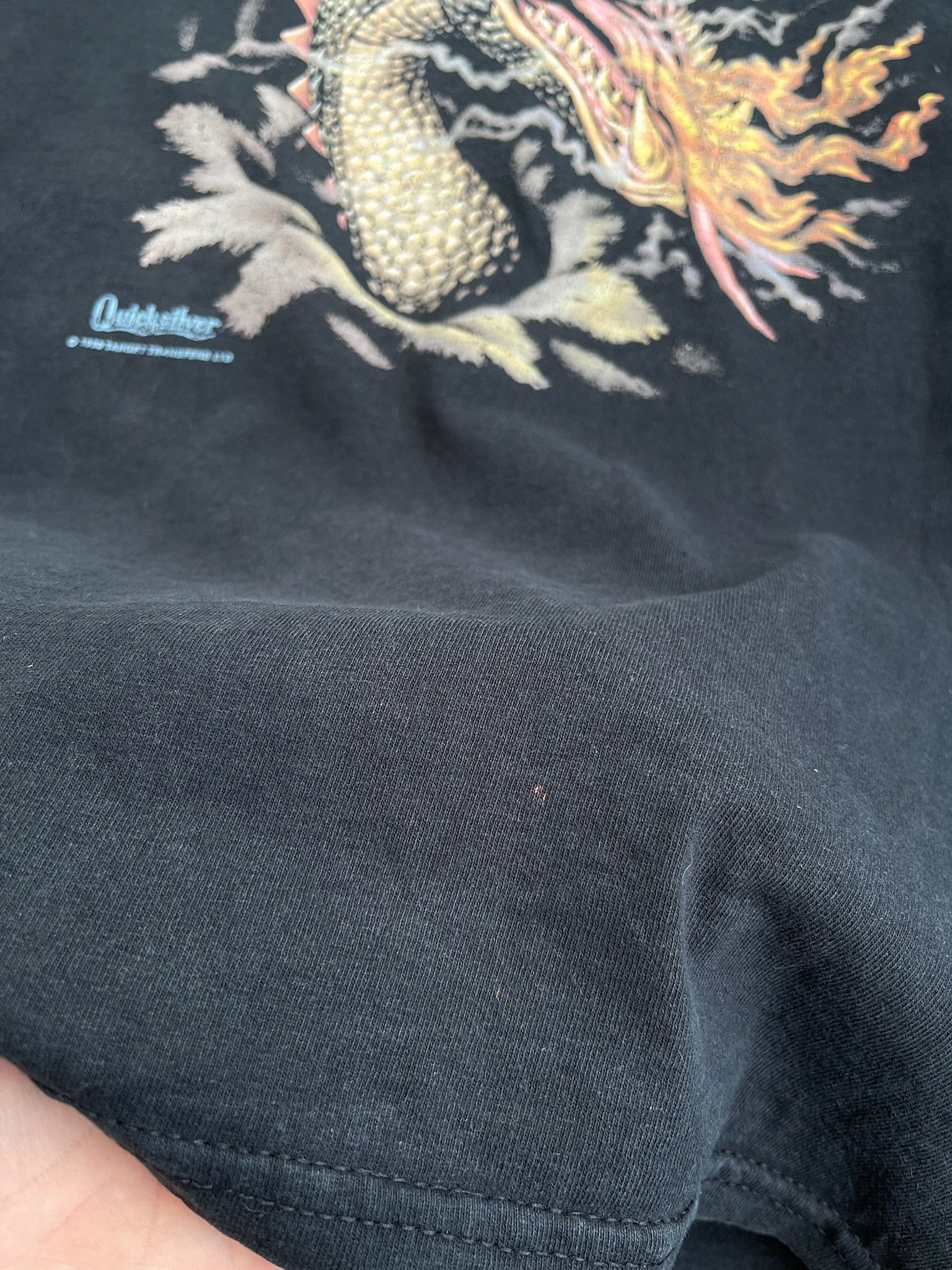 Quicksilver Vintage Quicksilver tShirt dragon 90s surf skate Size US XL / EU 56 / 4 - 9 Thumbnail