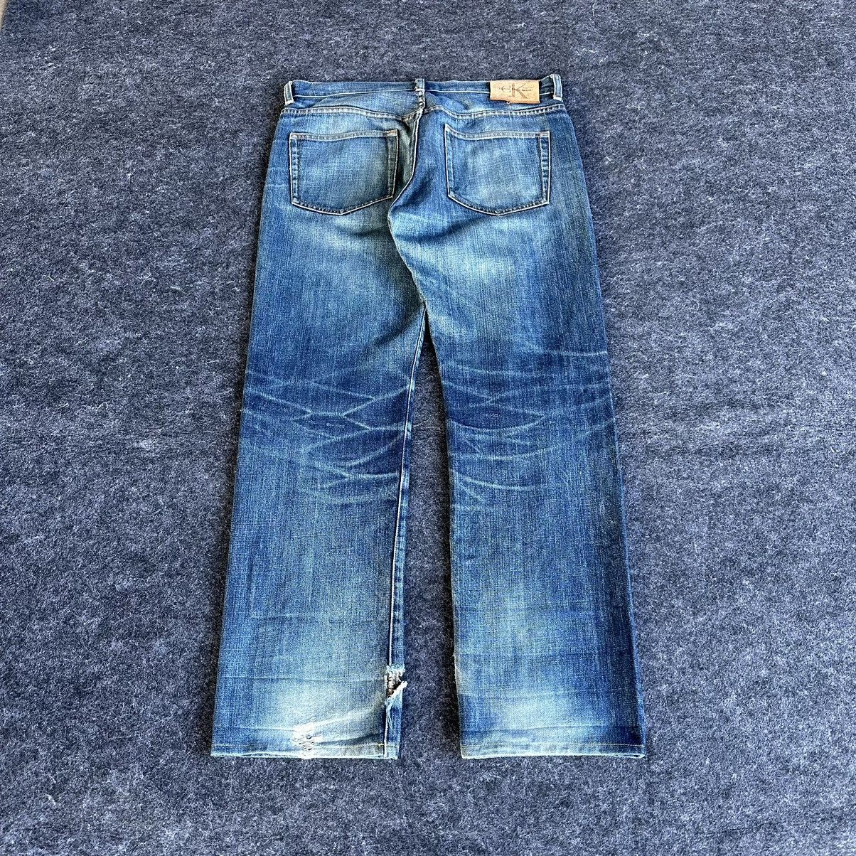 Calvin Klein Calvin Klein Italy Destroyed Faded Denim 34x30 D587 Size US 34 / EU 50 - 7 Thumbnail