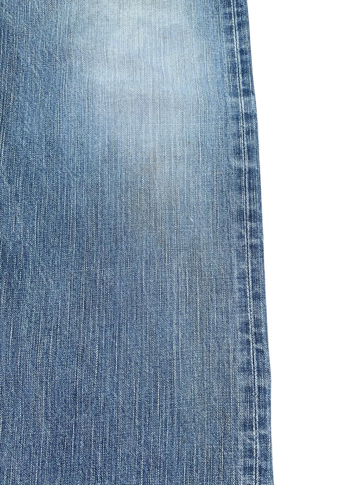 Kapital VINTAGE EDWIN 505Z SELVEDGE BAGGY RUSTY DISTRESSED DENIM Size US 31 - 20 Thumbnail