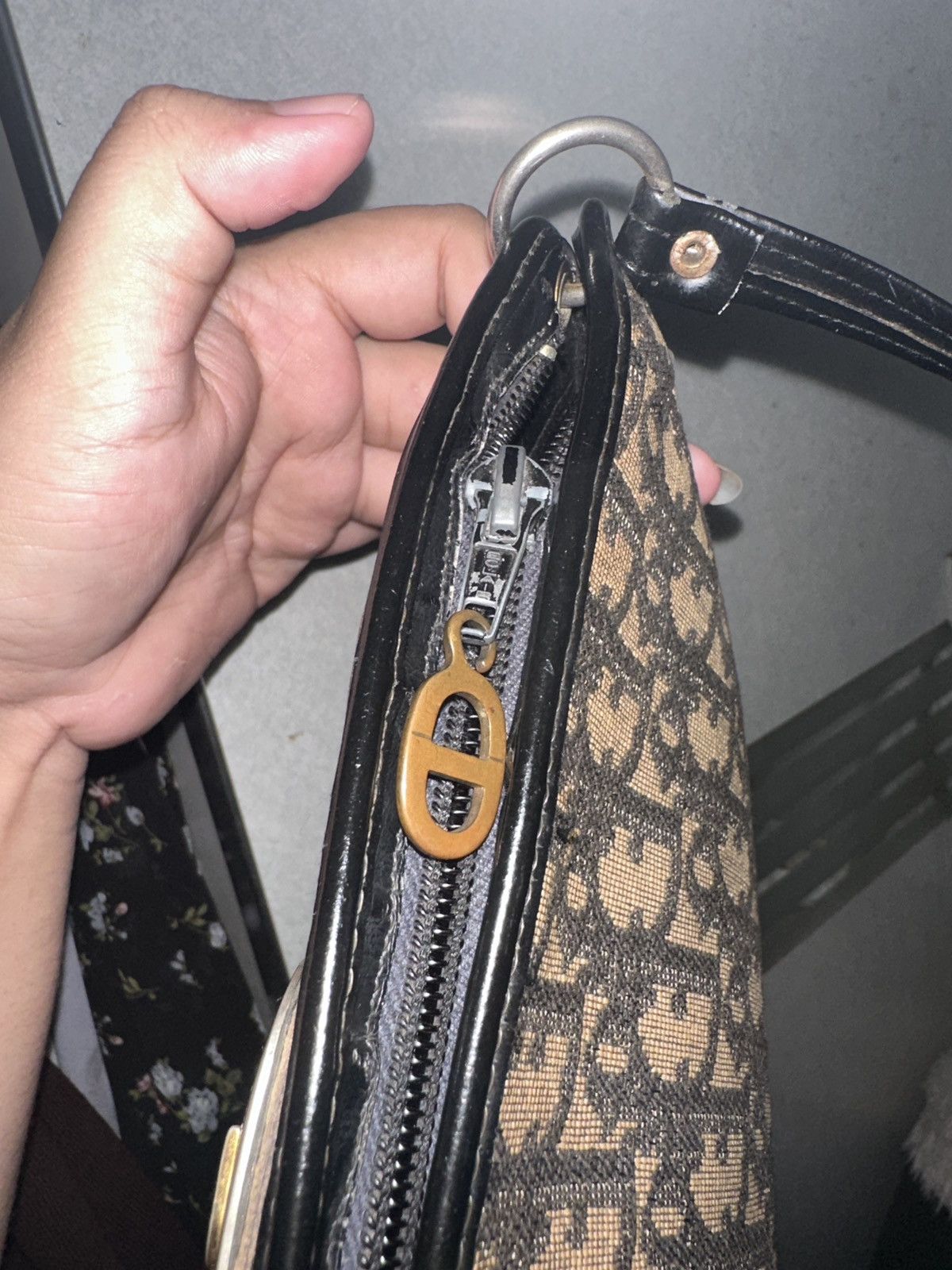 Dior Christian Dior Vintage Oblique Canvas Monogram shoulder bag Size ONE SIZE - 4 Thumbnail