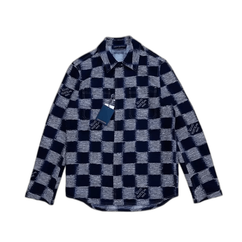 Louis Vuitton Louis Vuitton SS24 Checker Pattern Shirt Size US S / EU 44-46 / 1 - 1 Thumbnail