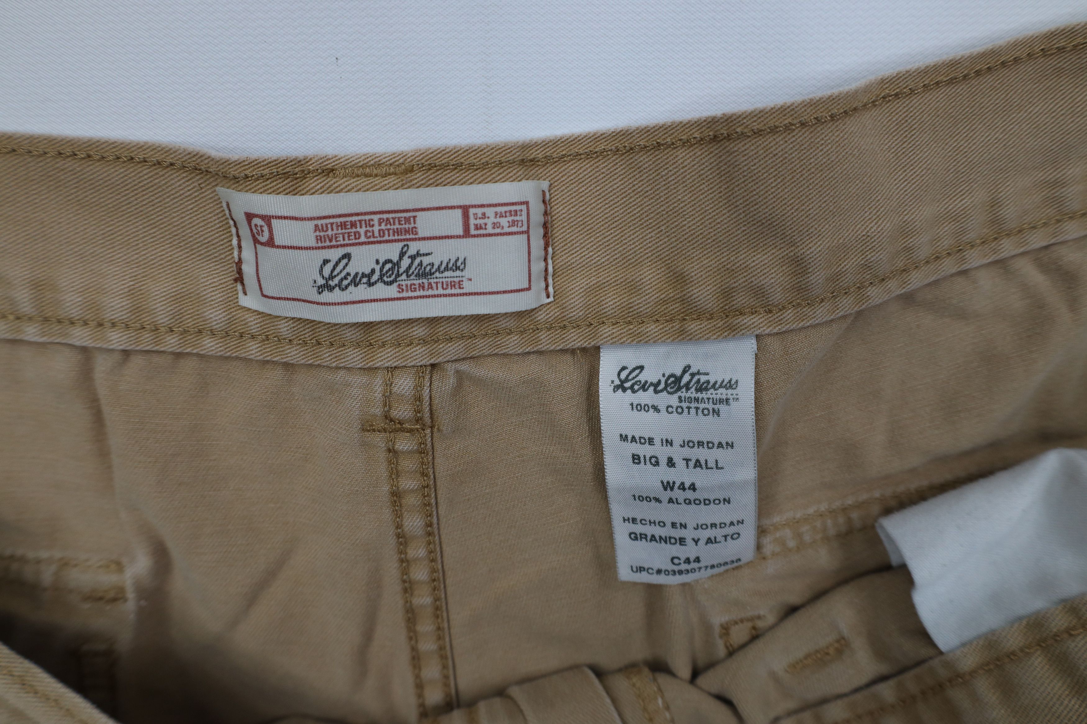 Levi's Vintage Y2K 2004 Levis Faded Baggy Cargo Shorts Brown Cotton Size US 44 / EU 60 - 7 Thumbnail