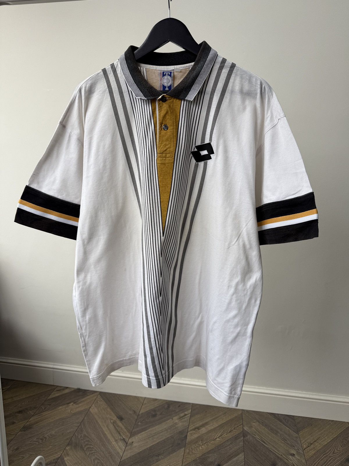 Lotto Sport Vintage Lotto Boris Becker Tennis Polo Shirt Size US L / EU 52-54 / 3 - 3 Thumbnail