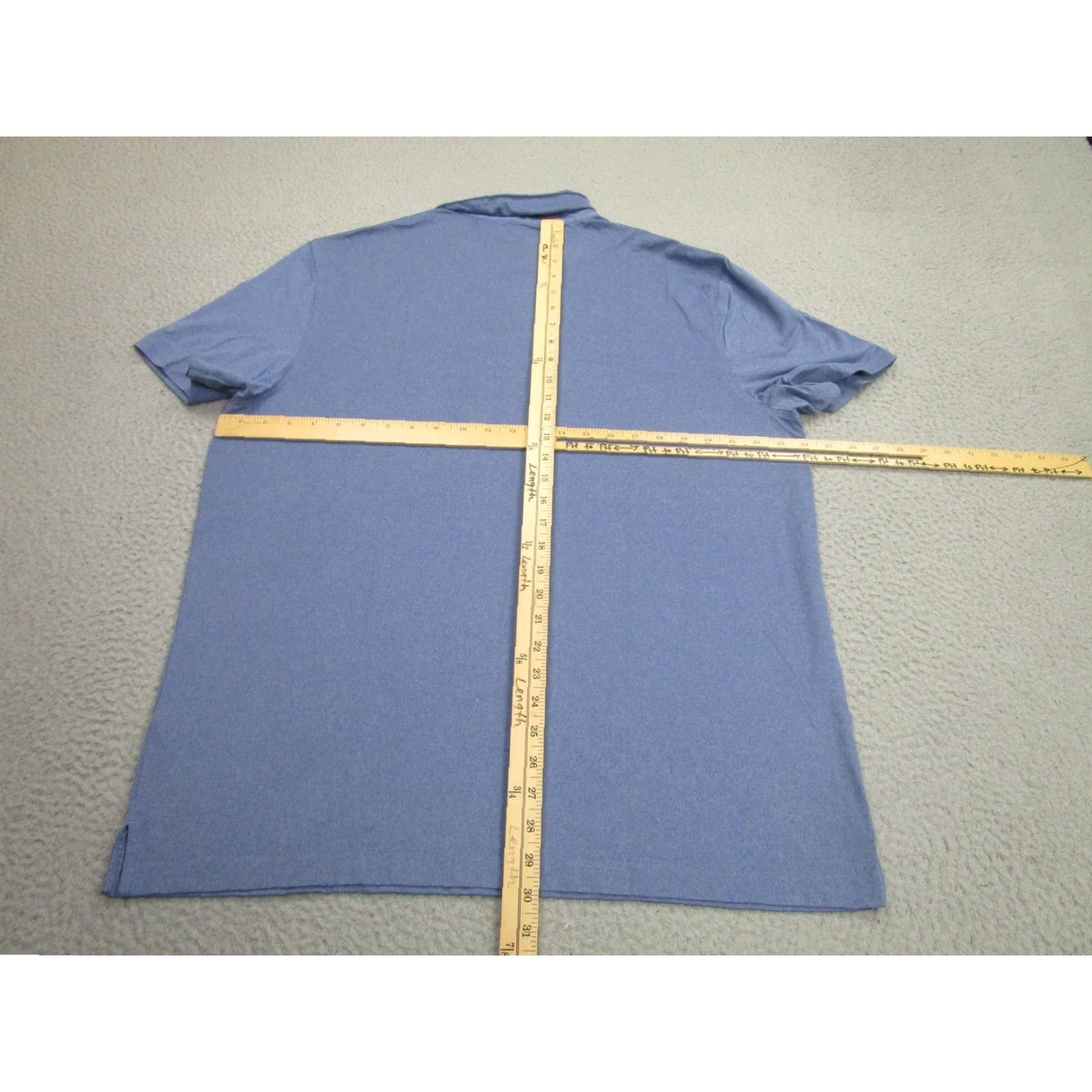Izod Izod Polo Shirt Men XL Blue Performance Stretch Moisture Wicking Golf Short Sleeve Collared Shirt Size US XL / EU 56 / 4 - 6 Thumbnail
