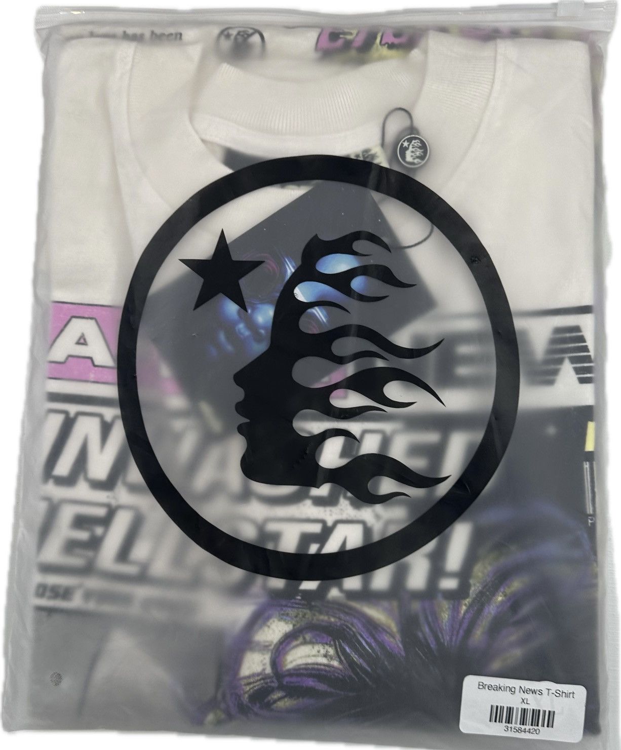 HELLSTAR Hellstar Breaking News T-shirt Size US XL / EU 56 / 4 - 8 Thumbnail