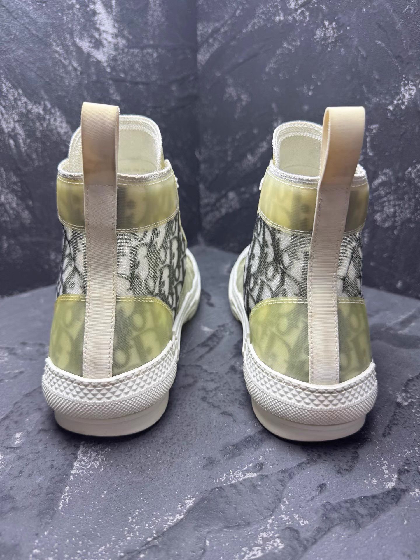Dior DIOR B23 White & Gray High-Top Sneakers Q10 Size US 8.5 / EU 41-42 - 7 Thumbnail