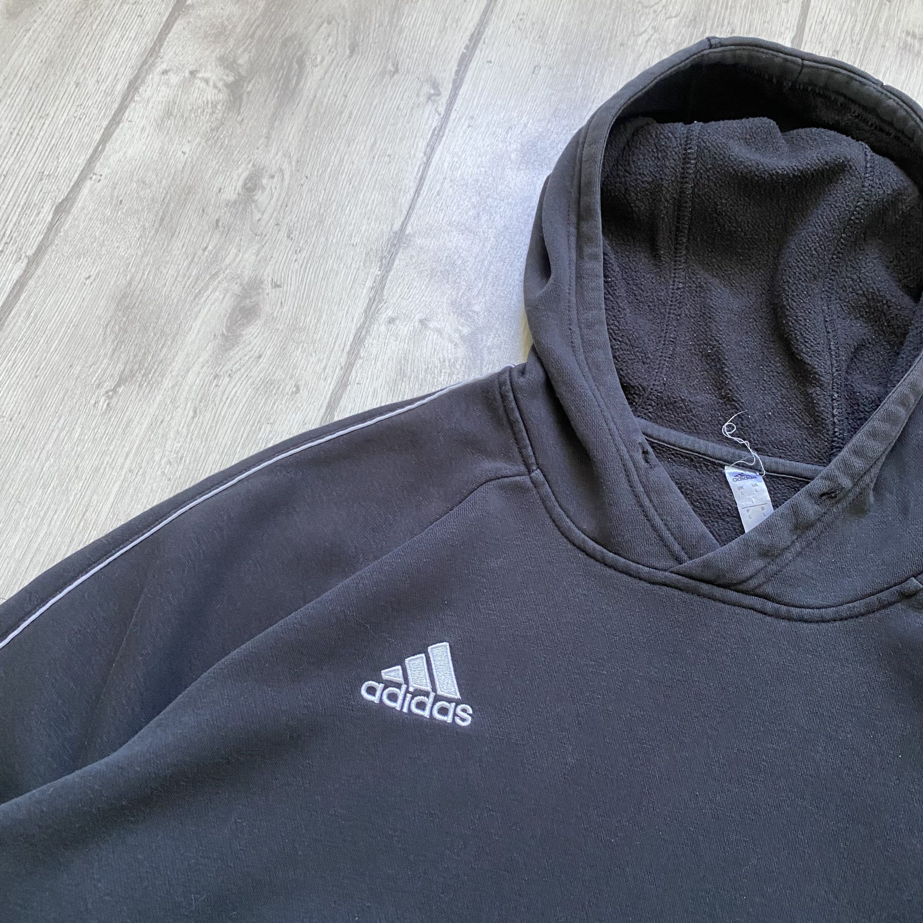 Adidas 🕸️ Faded Adidas hoodie vintage 00s Y2K Size US L / EU 52-54 / 3 - 4 Thumbnail