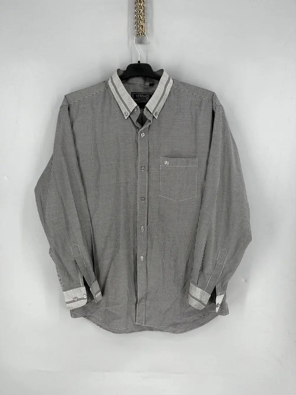 Versace Mens Vintage Versace Collection Shirts button up luxury Size US XL / EU 56 / 4 - 1 Thumbnail