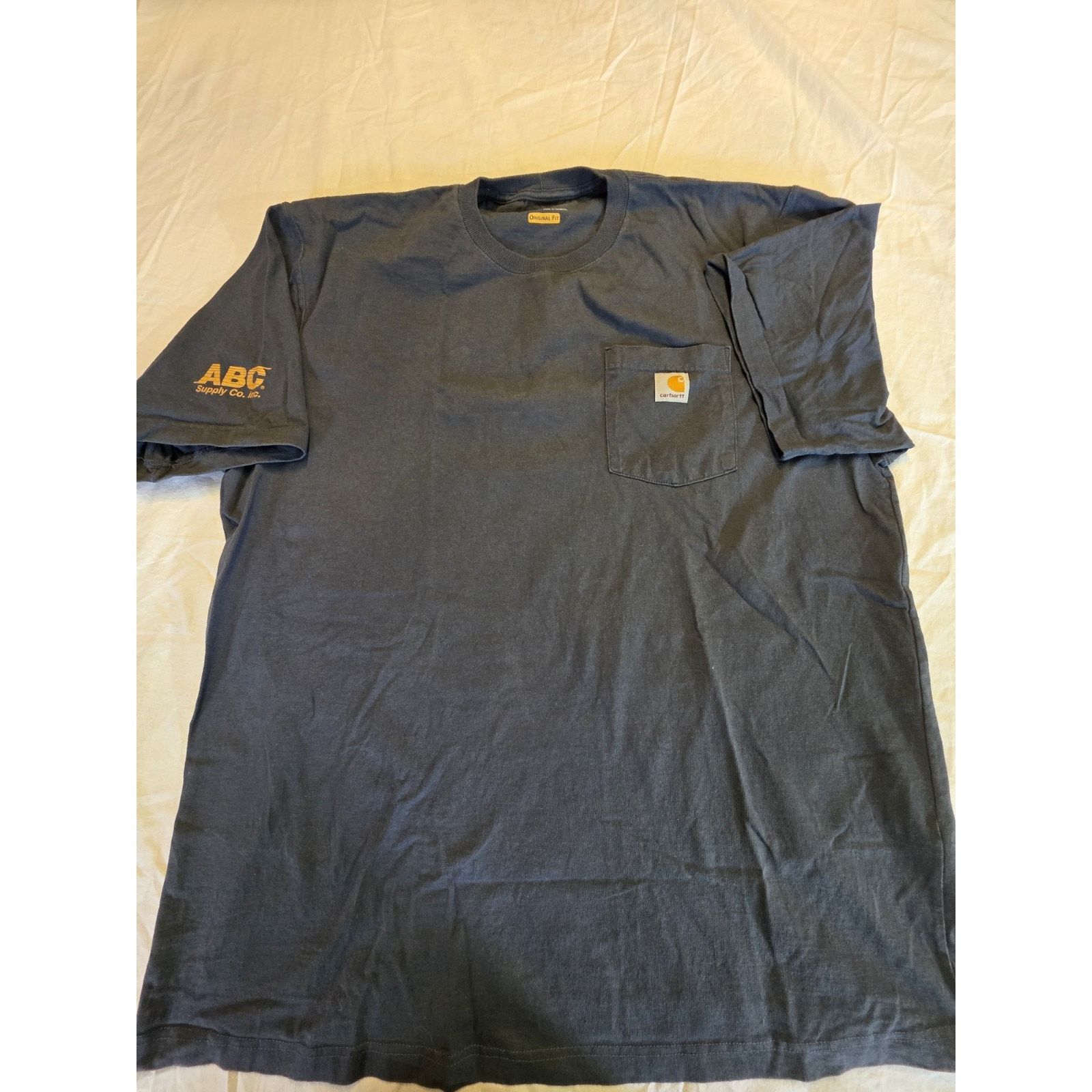 Carhartt Carhartt Men's Size Xl Grey Short Sleeve Pocket T-Shirt Size US XL / EU 56 / 4 - 1 Thumbnail