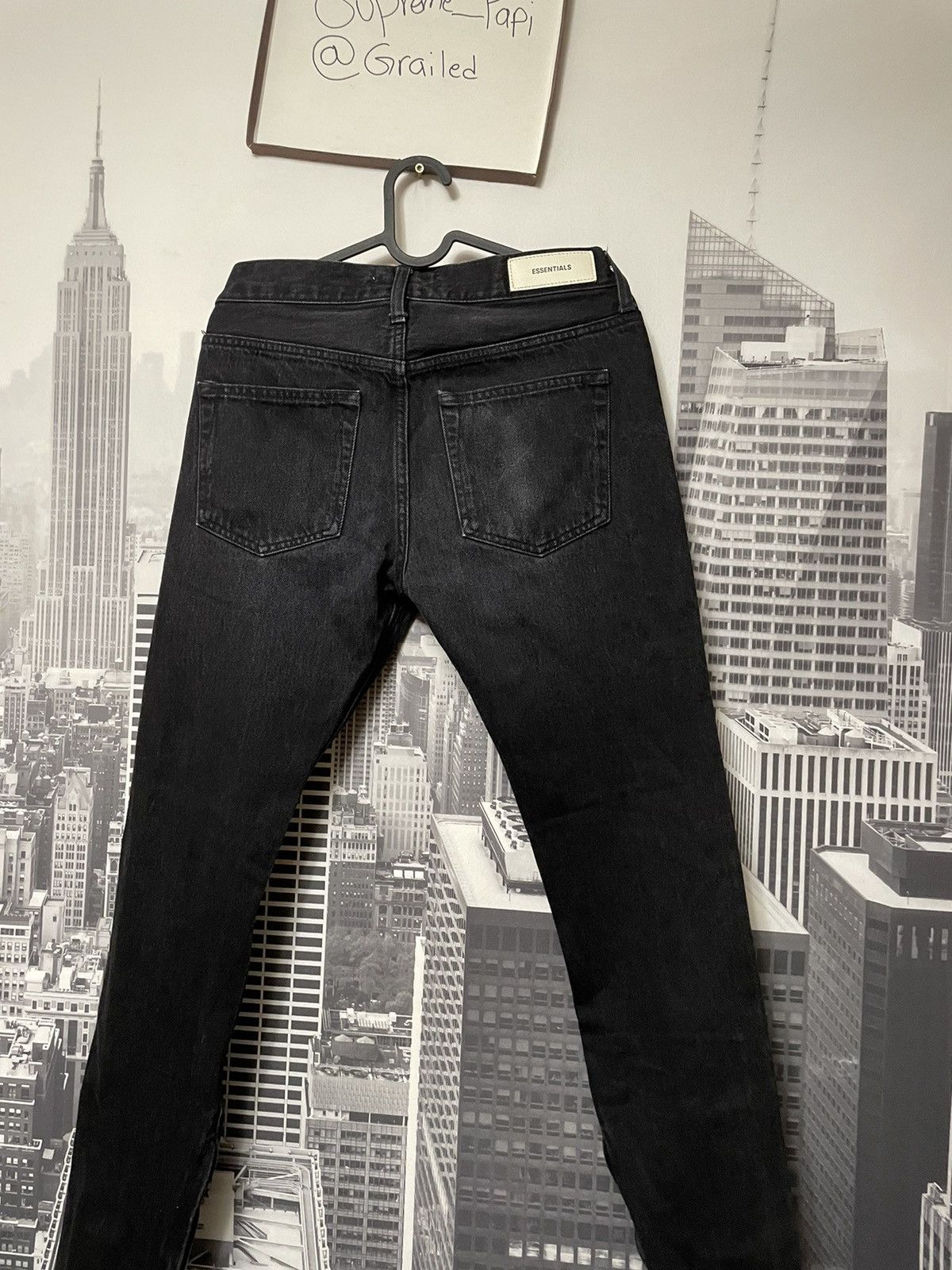 Fear of God 💥 FOG Fear of God Essentials Cone Denim Jeans SZ 30 Black Size US 30 / EU 46 - 6 Thumbnail