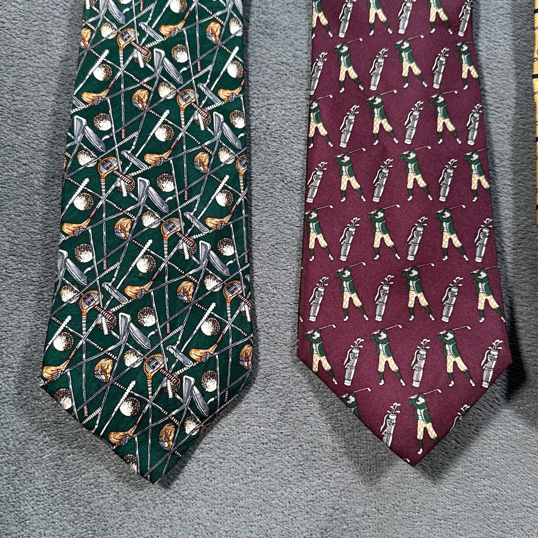 Vintage VINTAGE Men's Golf Silk Tie Lot 4 Set Hathaway Cape Cod Crooks & Creed 90s Neckties Golf Theme Size ONE SIZE - 2 Thumbnail