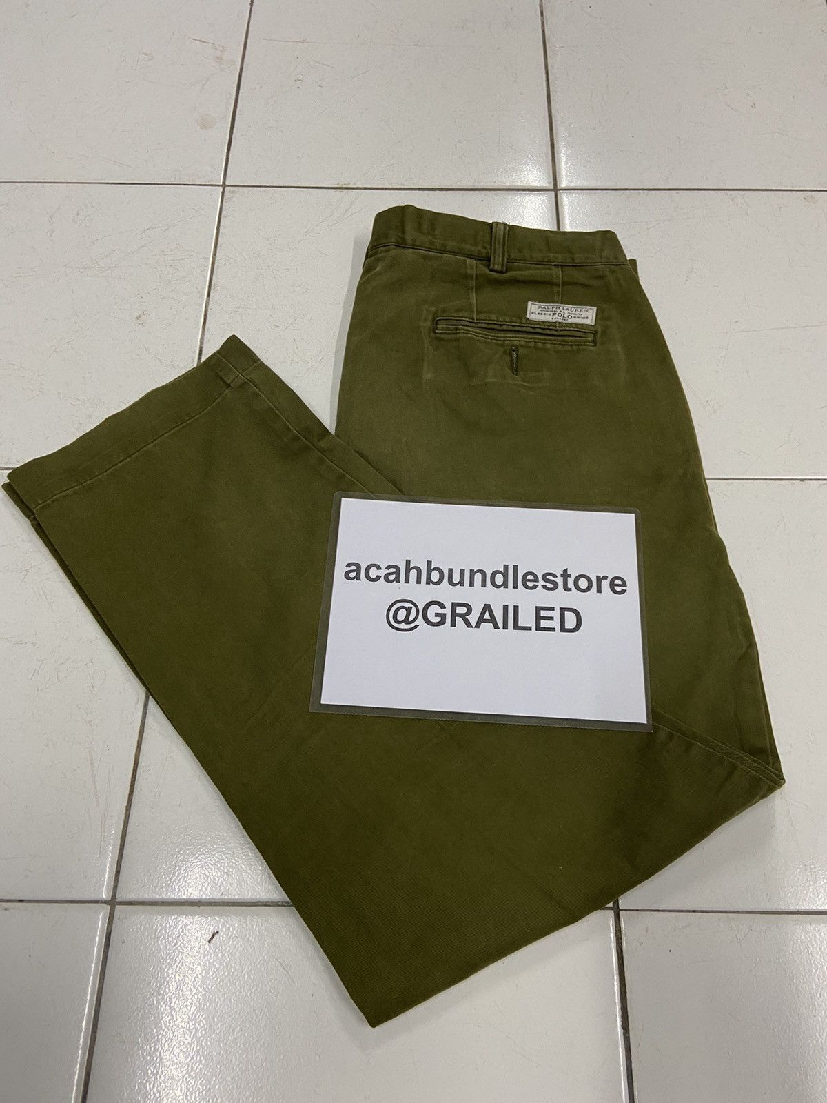 Polo Ralph Lauren POLO RALPH LAUREN CLASSIC POLO CHINO COTTON PANTS Size US 34 / EU 50 - 18 Thumbnail