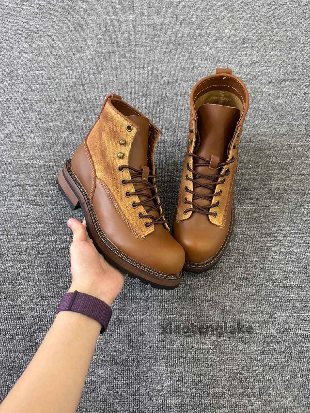 Vintage Utility military outdoor hiking mountain boots shoes Size US 11 / EU 44 - 3 Thumbnail