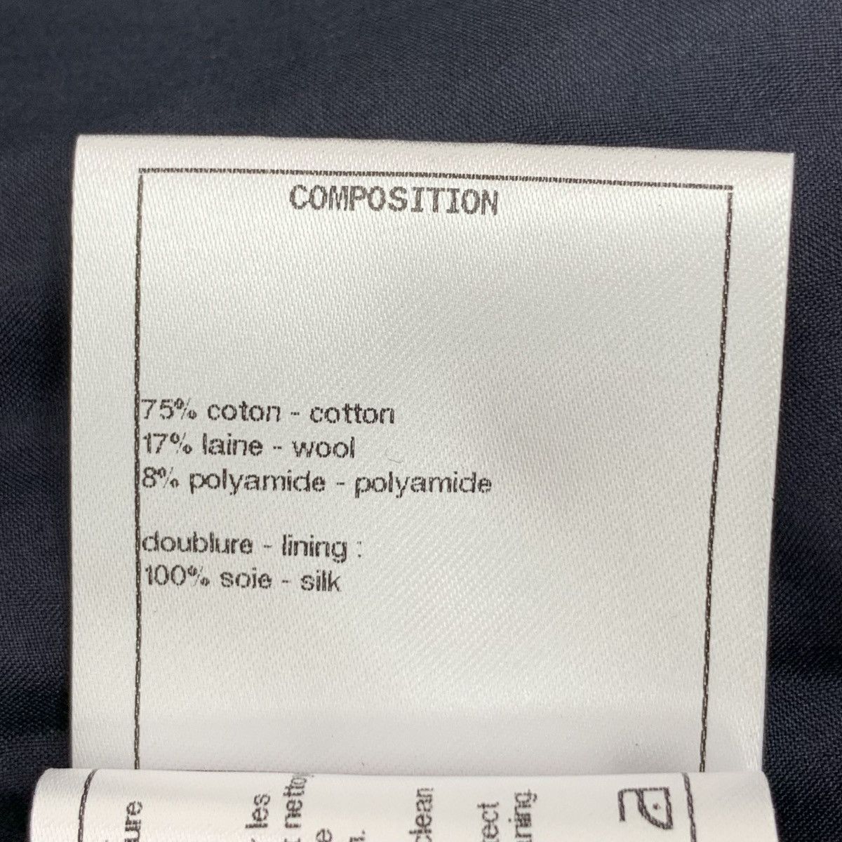 Chanel Chanel Dark Blue Logo Cotton Knit Casual Culottes K26WX Size 25" / US 0 / IT 36 - 8 Thumbnail