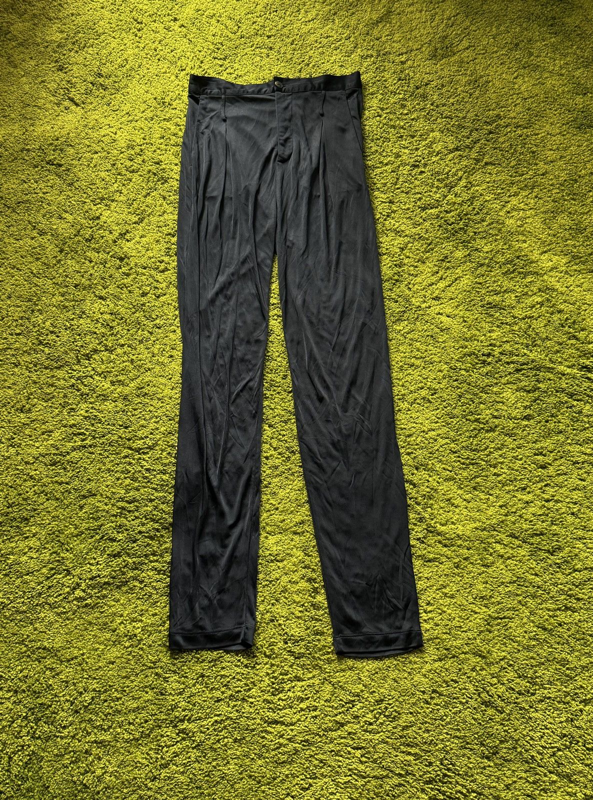 Cavalli Class × Just Cavalli × Roberto Cavalli Cavalli class avant garde palazzo black pants Size 32" / US 10 / IT 46 - 1 Thumbnail