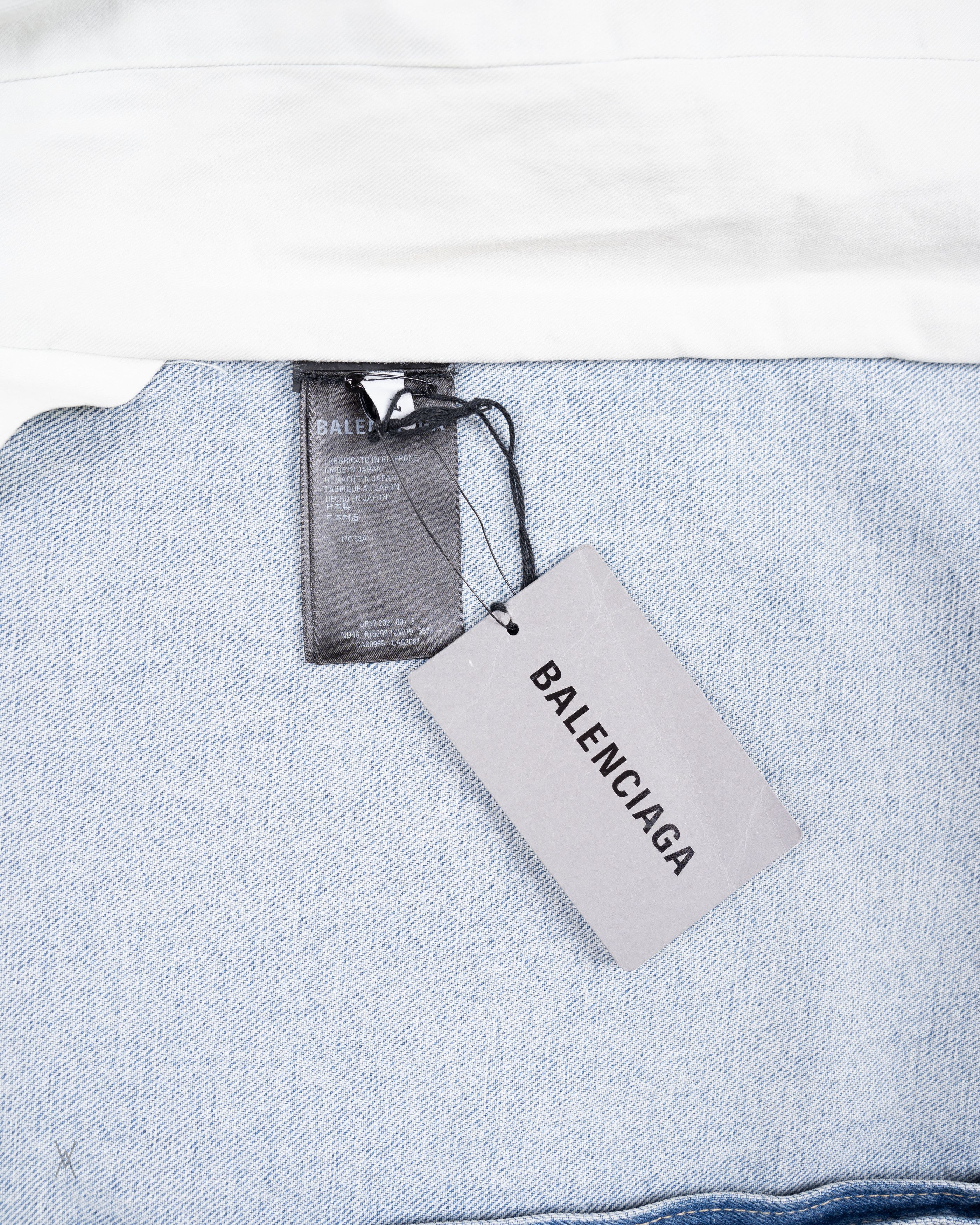 Balenciaga Balenciaga Denim Boxy Long Coat Size US S / EU 44-46 / 1 - 8 Thumbnail