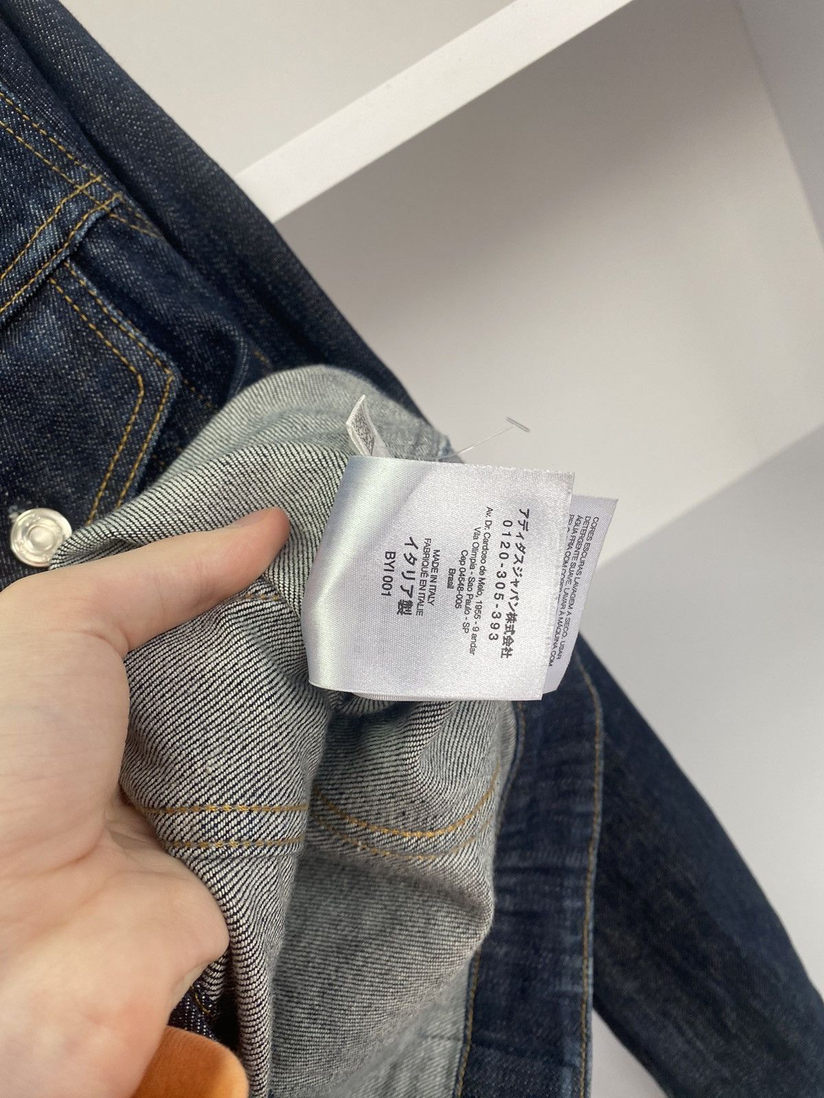 Vintage × Y-3 × Yohji Yamamoto Vintage Y-3 Women’s Denim Jeans Jacket Size L / US 10 / IT 46 - 10 Thumbnail