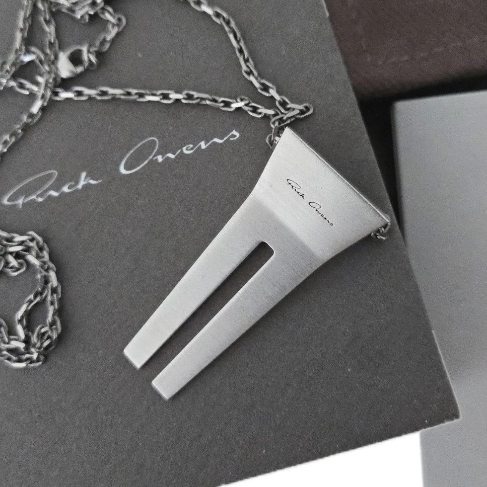 Rick Owens Rick Owens FW2024 Porterville open trunk necklace Size ONE SIZE - 1 Thumbnail