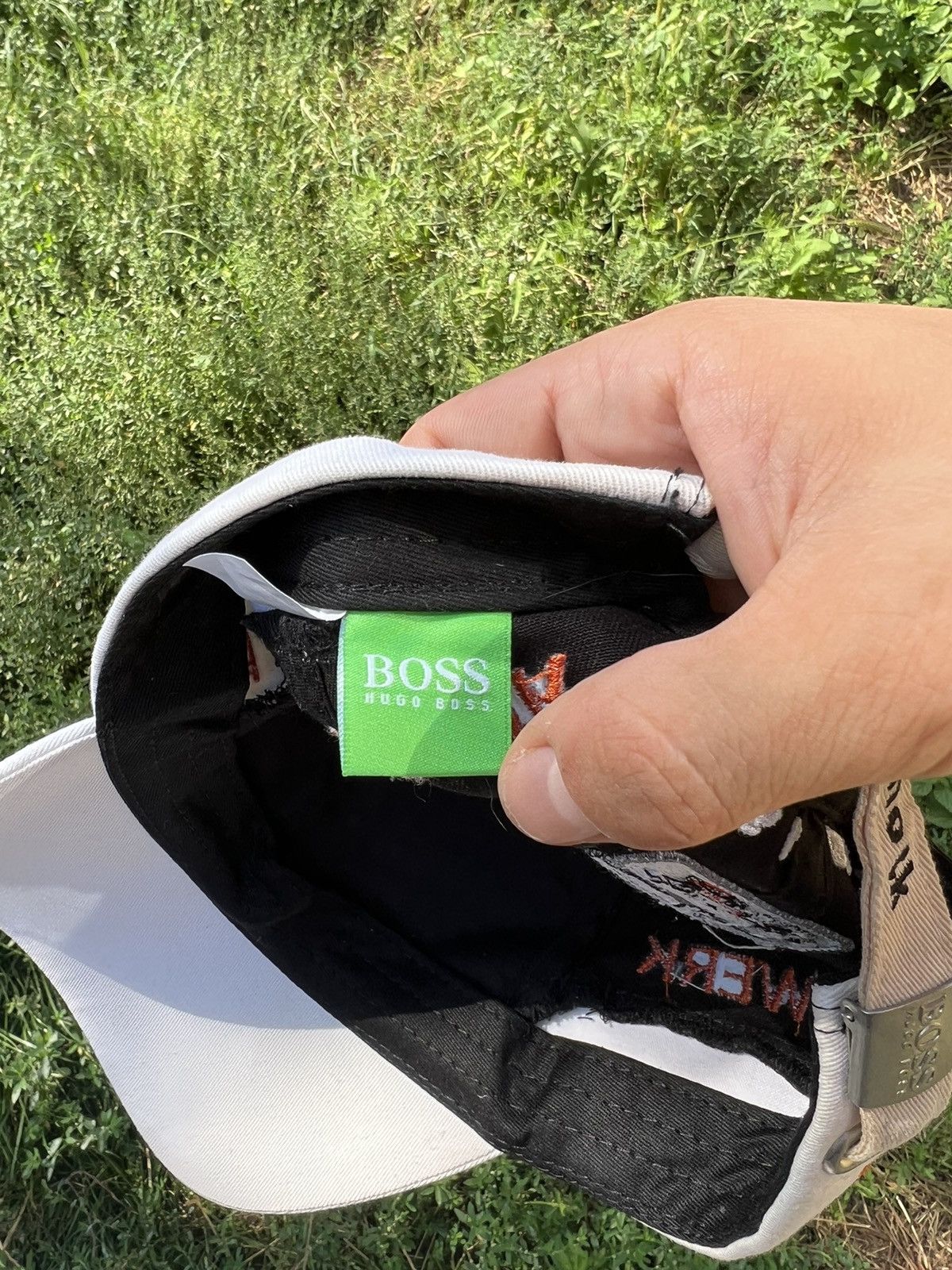 Hugo Boss Vintage Hugo Boss Racing Cap Size ONE SIZE - 7 Thumbnail