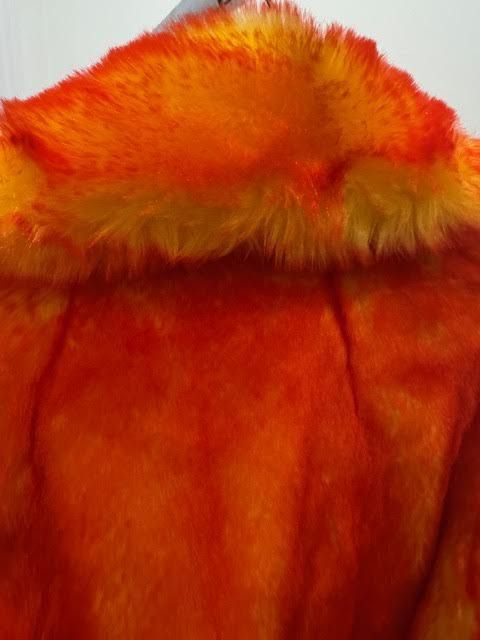 Dries Van Noten Dries Van Noten Orange Faux Fur Jacket FW19 Size US S / EU 44-46 / 1 - 5 Thumbnail