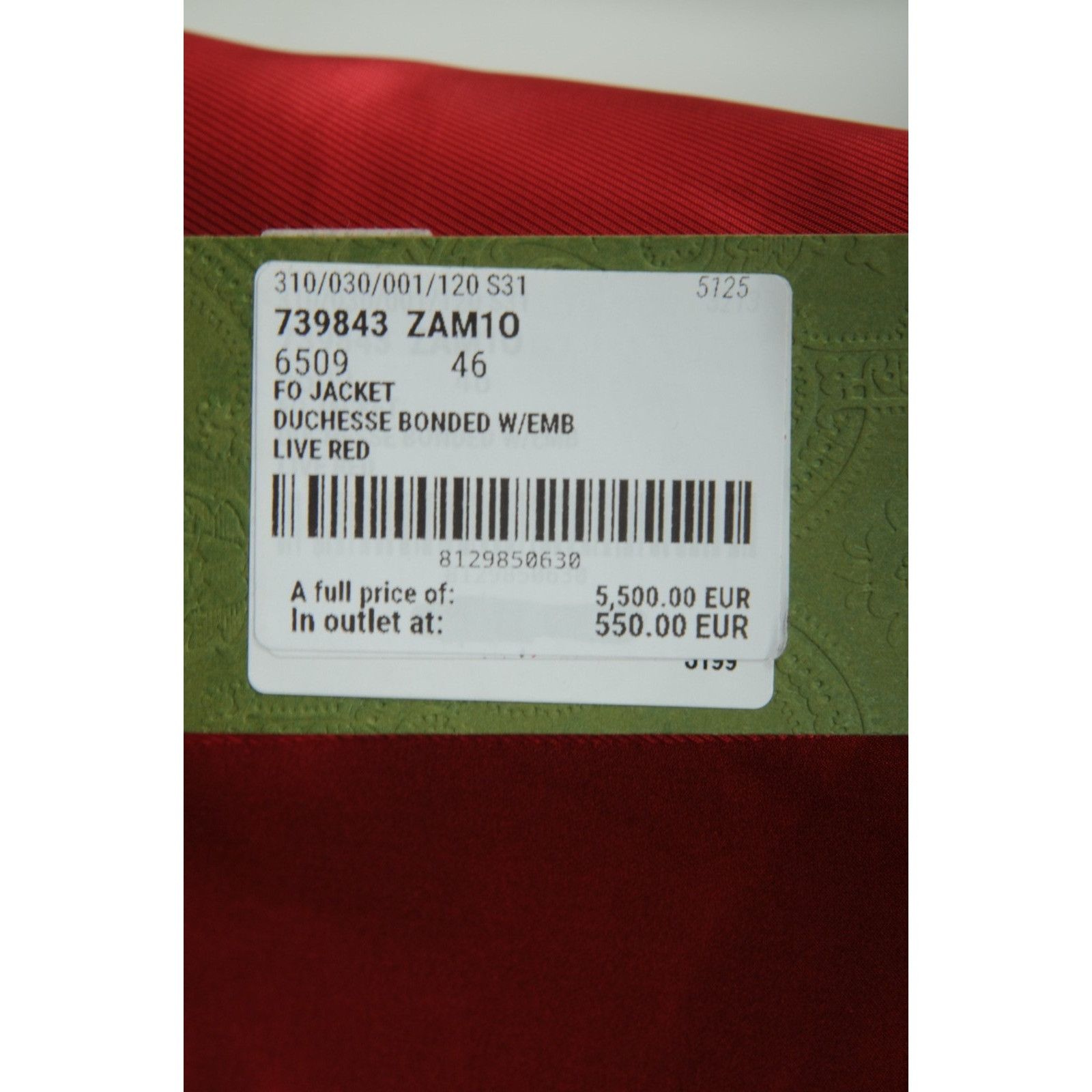 Gucci Fully Sequin Jacket Size IT 46 Slim Red Blazer Size US S / EU 44-46 / 1 - 15 Thumbnail