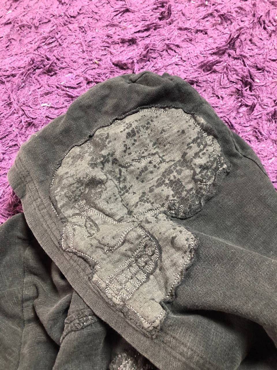 Japanese Brand × Marc Ecko Vintage y2k Marc ecko cut & sew zip up faded hoodie Size US XL / EU 56 / 4 - 22 Thumbnail