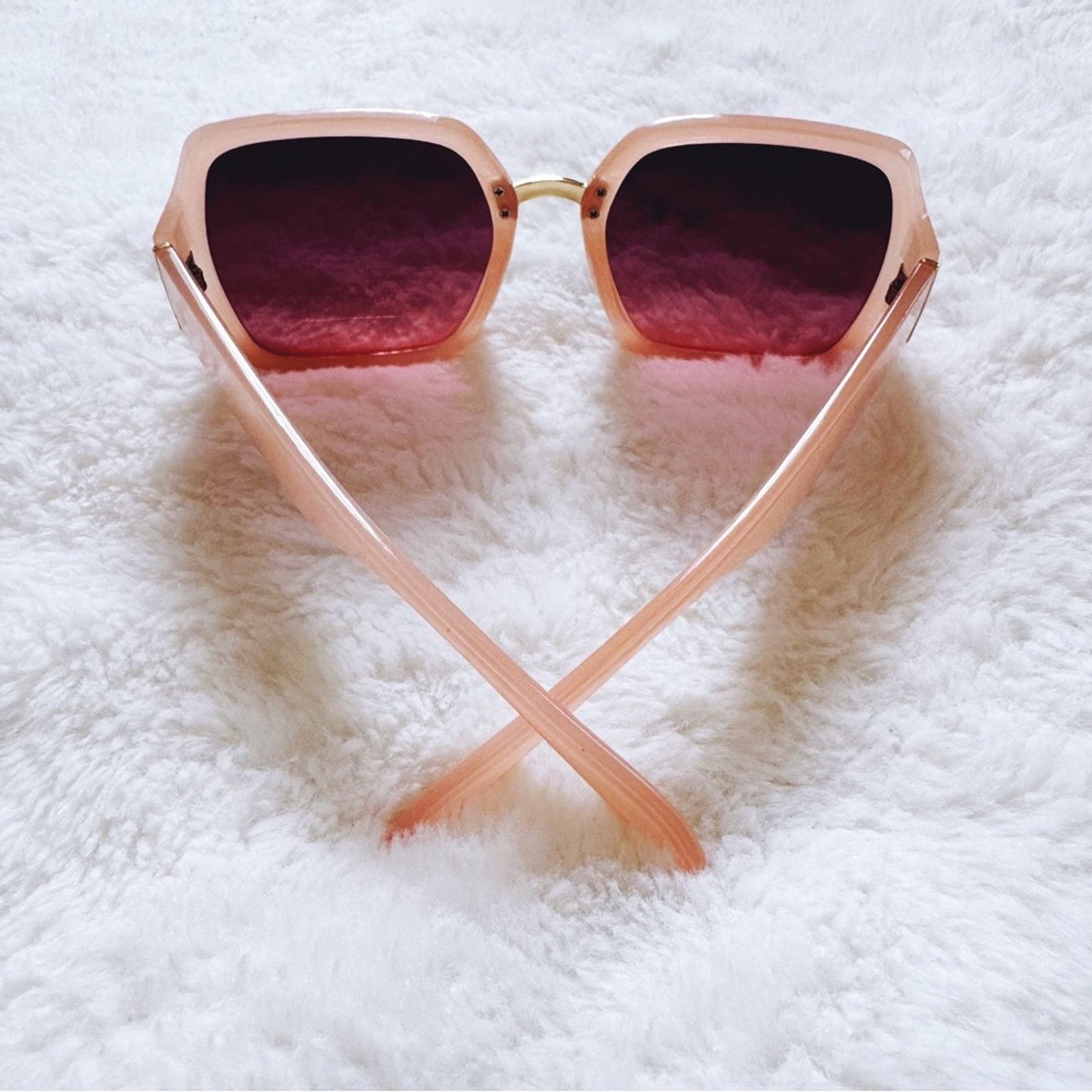 Other Layla Pink Sleek Square Sunglasses Size ONE SIZE - 10 Thumbnail